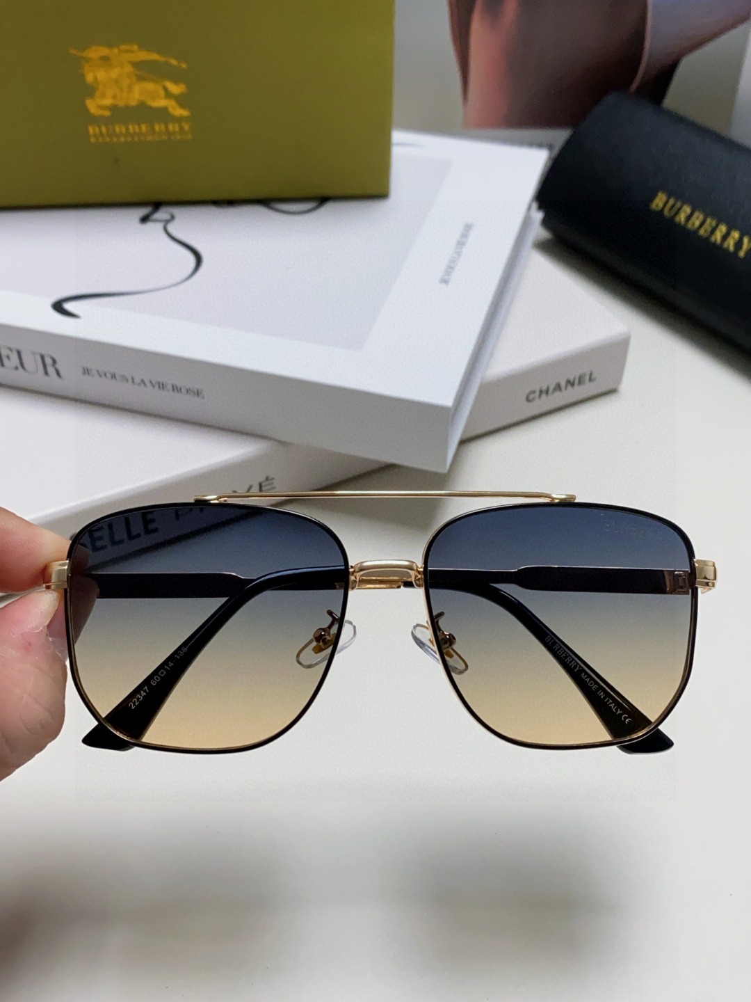  Burberry巴宝莉 2025 墨镜男士开车眼镜偏光太阳镜防紫外线强光驾驶眼睛遮阳钓鱼 