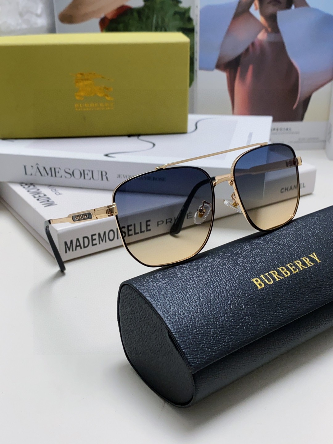  Burberry巴宝莉 2025 墨镜男士开车眼镜偏光太阳镜防紫外线强光驾驶眼睛遮阳钓鱼 