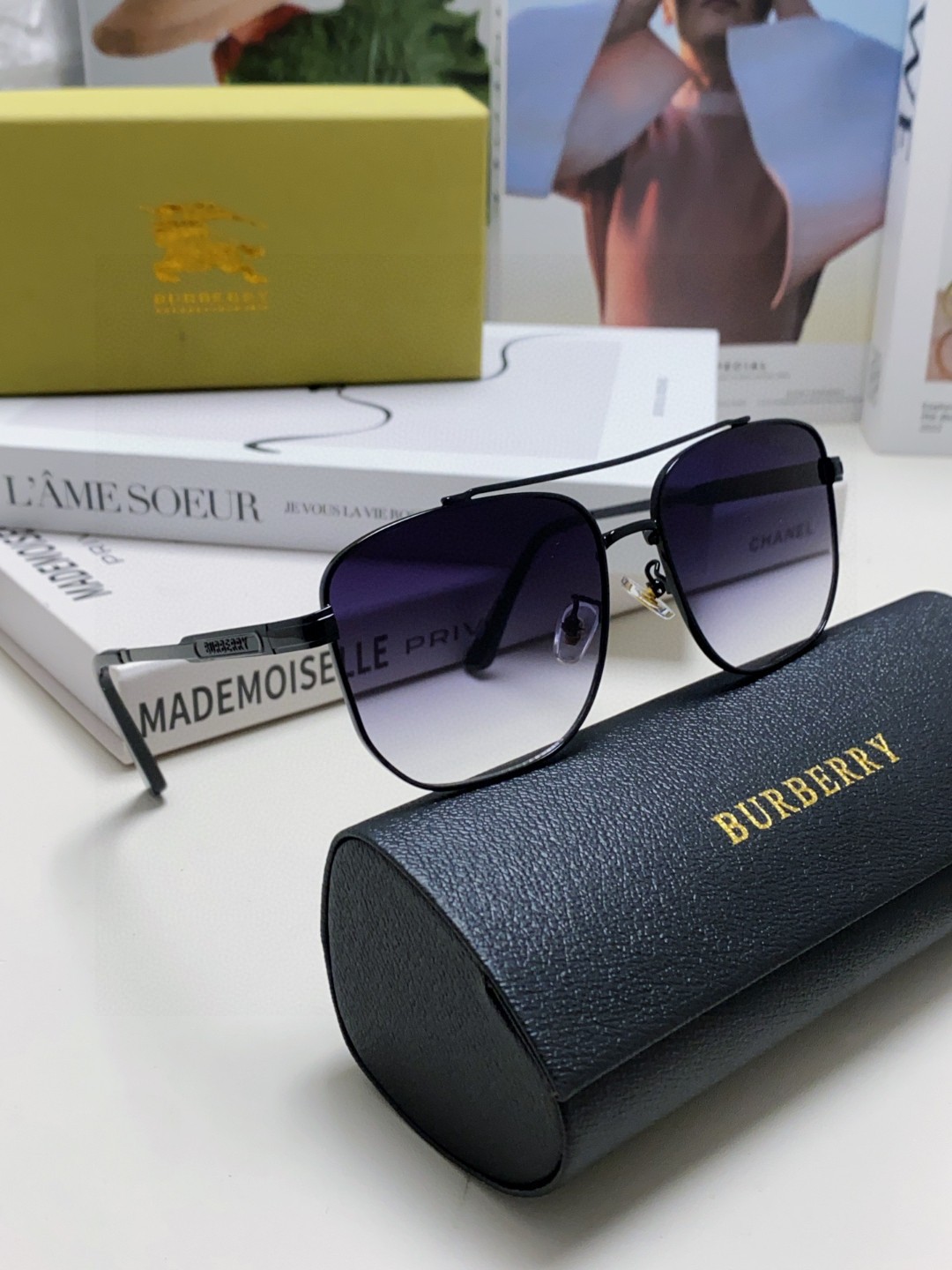  Burberry巴宝莉 2025 墨镜男士开车眼镜偏光太阳镜防紫外线强光驾驶眼睛遮阳钓鱼 