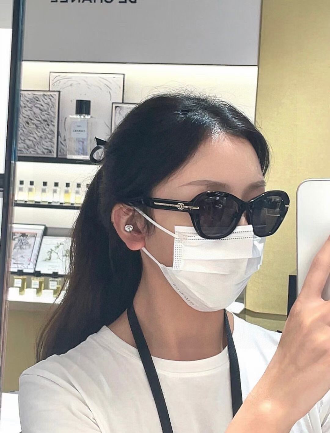  Chanel香奈儿 2025小香墨镜链条腿蝶形大脸显瘦简约个性太阳镜方小红书高级 