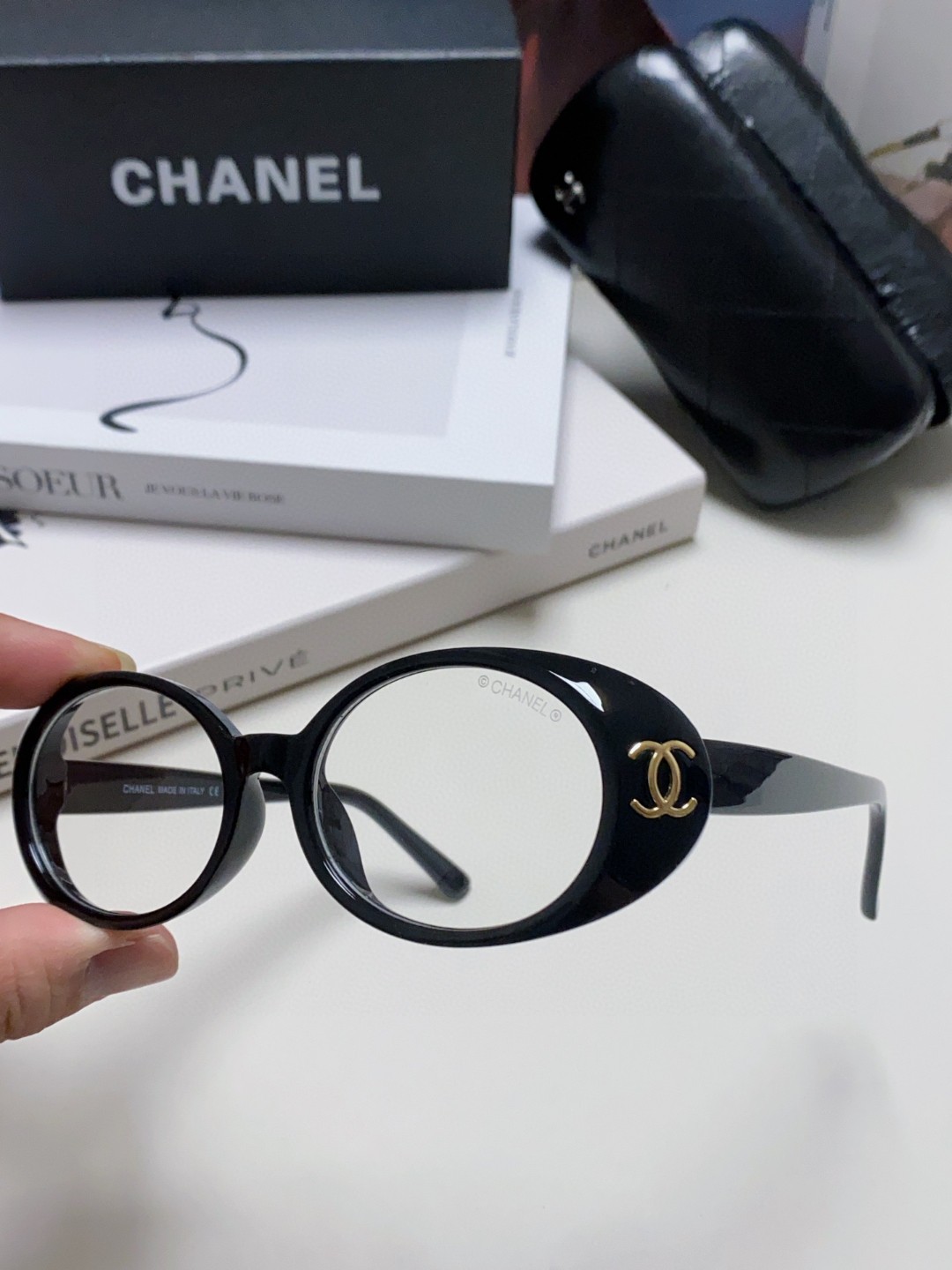  Chanel香奈儿 2025新款偏光太阳镜时尚小香款墨镜猫眼个性显气质感遮阳防 女士墨镜