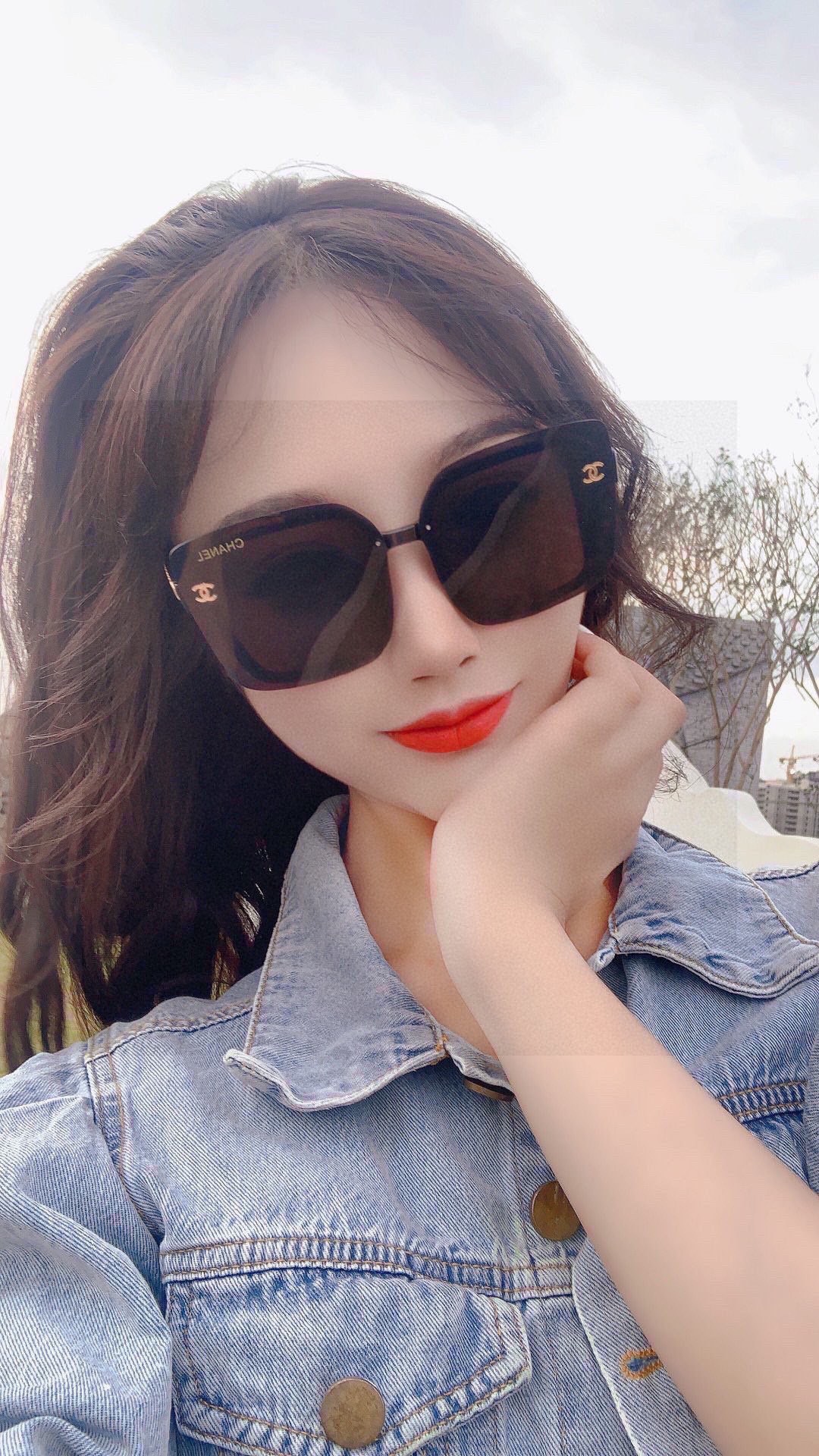  Chanel香奈儿网红爆款太阳镜🕶️，遮阳修饰脸型神器