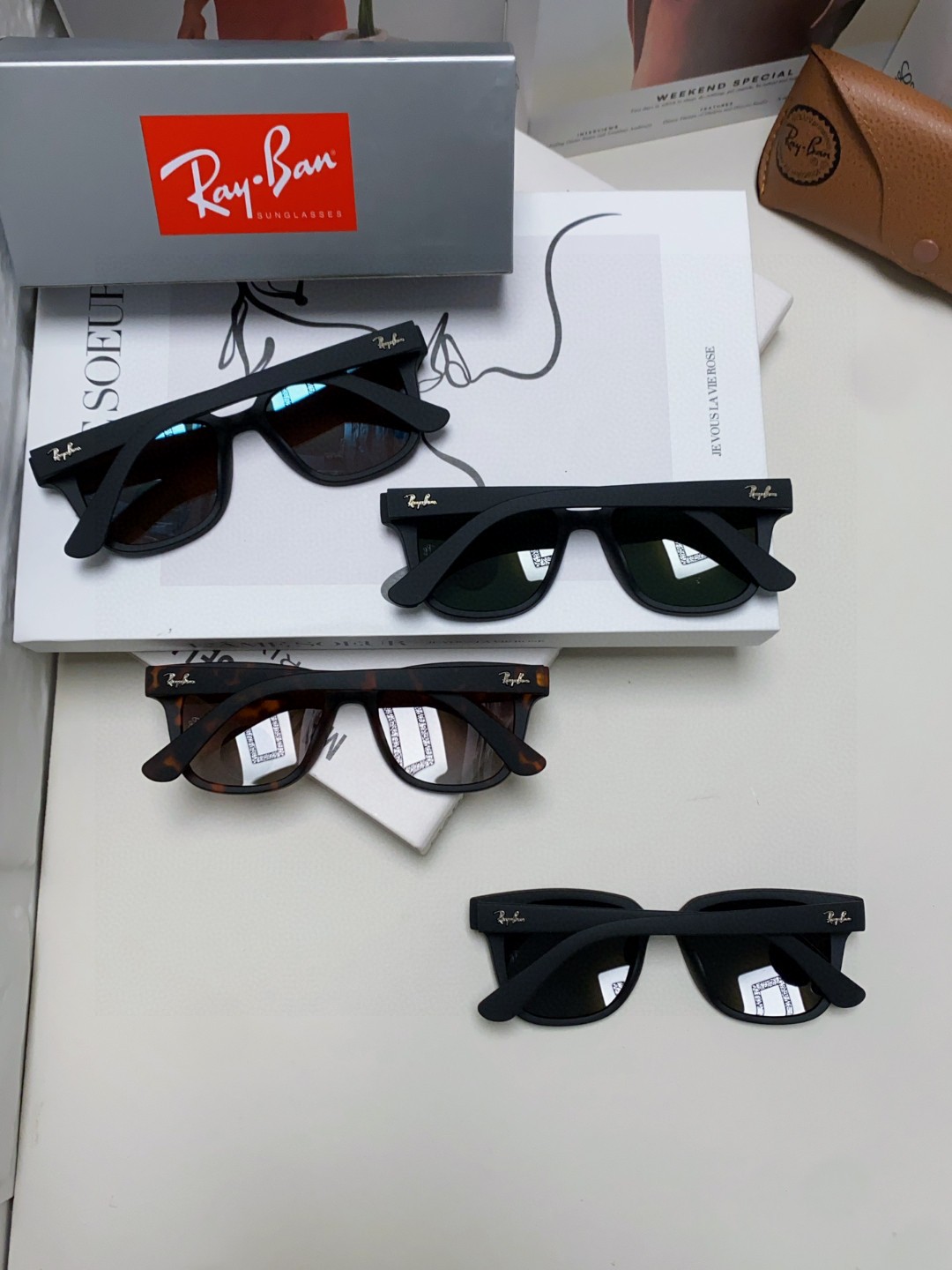  雷朋/RAY BAN太阳镜 2025新款潮流开车出游方形遮阳墨镜 时尚偏光镜片 男女通用 RB5377