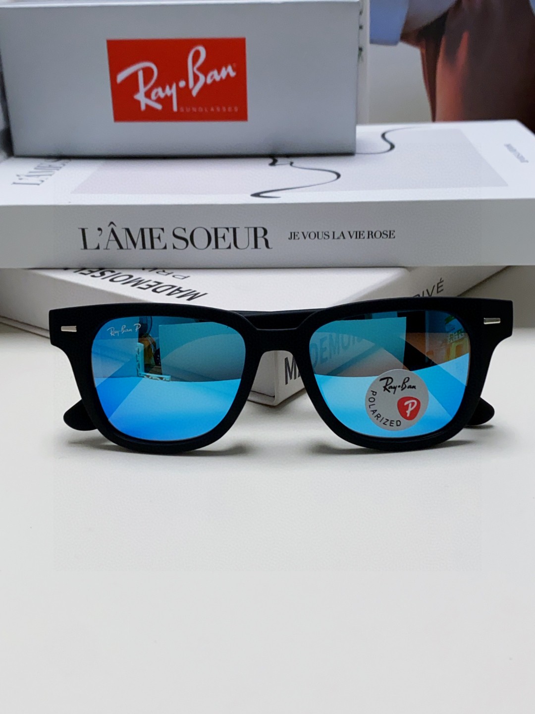  雷朋/RAY BAN太阳镜 2025新款潮流开车出游方形遮阳墨镜 时尚偏光镜片 男女通用 RB5377