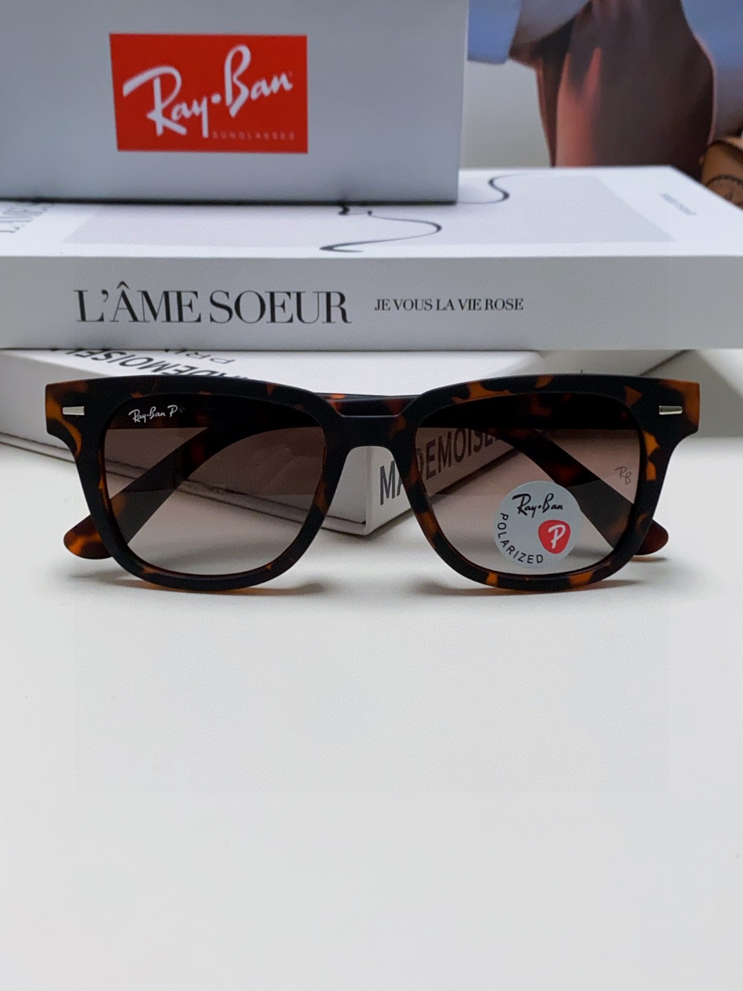  雷朋/RAY BAN太阳镜 2025新款潮流开车出游方形遮阳墨镜 时尚偏光镜片 男女通用 RB5377