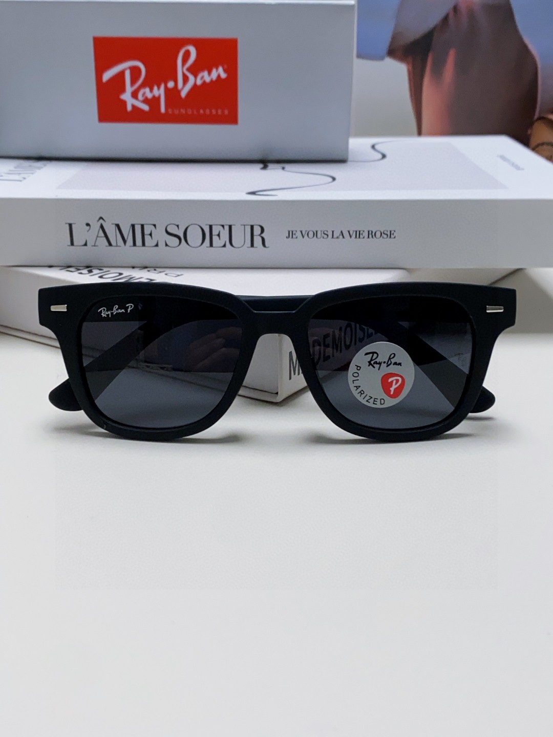  雷朋/RAY BAN太阳镜 2025新款潮流开车出游方形遮阳墨镜 时尚偏光镜片 男女通用 RB5377