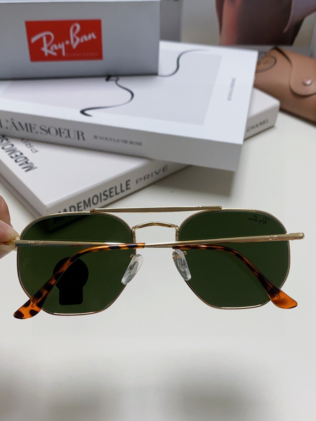  RAYBAN  雷朋 RB3648 🌸🌸官网海报款 张艺兴防爆玻璃镜片 男女通用💐💐💫超帅气！size
