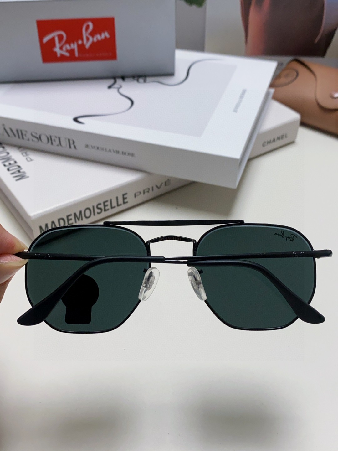  RAYBAN  雷朋 RB3648 🌸🌸官网海报款 张艺兴防爆玻璃镜片 男女通用💐💐💫超帅气！size