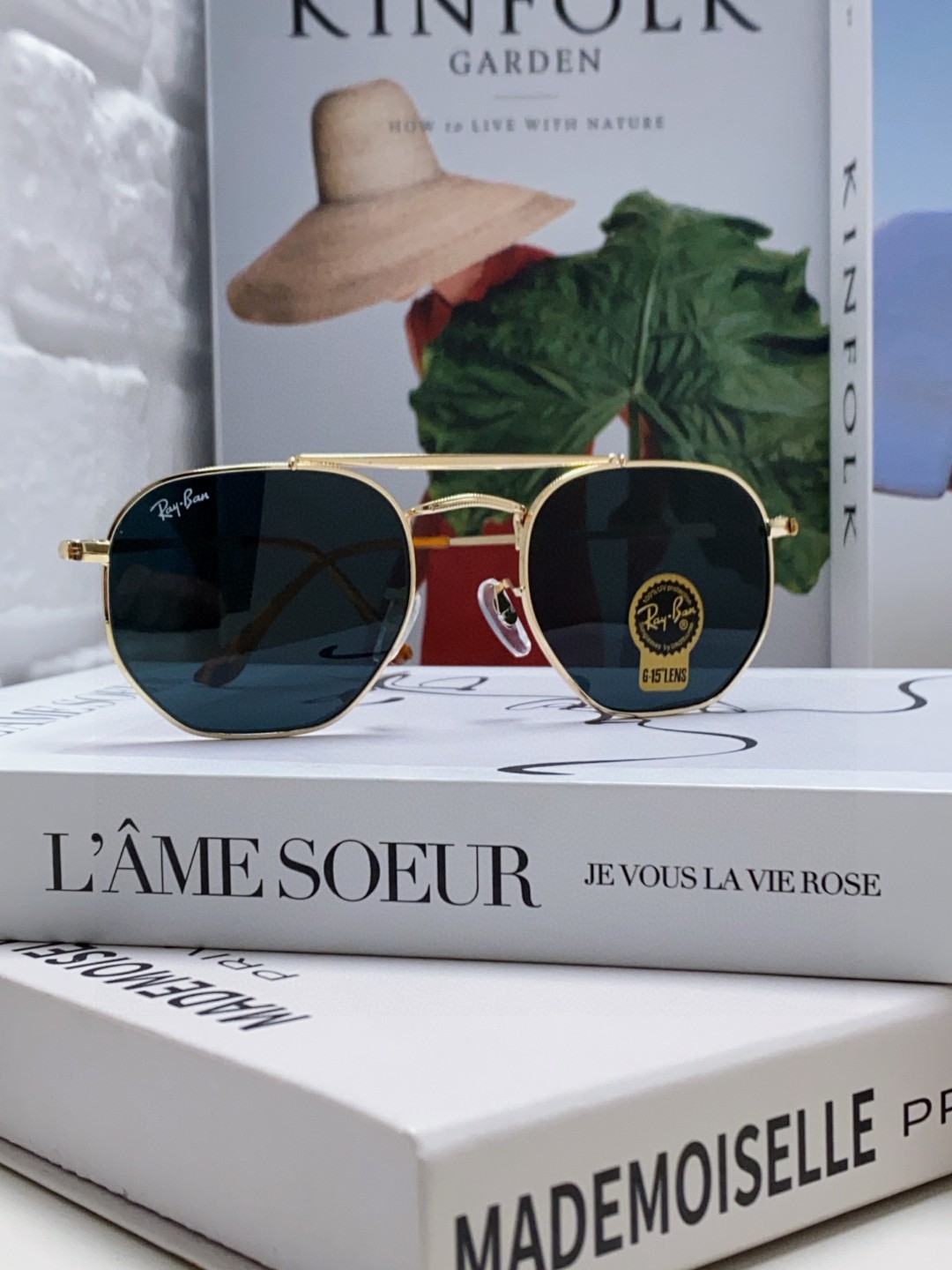  RAYBAN  雷朋 RB3648 🌸🌸官网海报款 张艺兴防爆玻璃镜片 男女通用💐💐💫超帅气！size