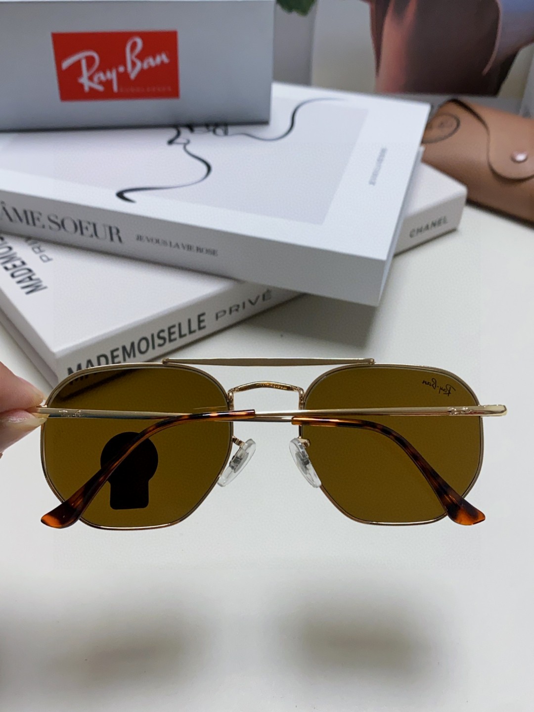  RAYBAN  雷朋 RB3648 🌸🌸官网海报款 张艺兴防爆玻璃镜片 男女通用💐💐💫超帅气！size
