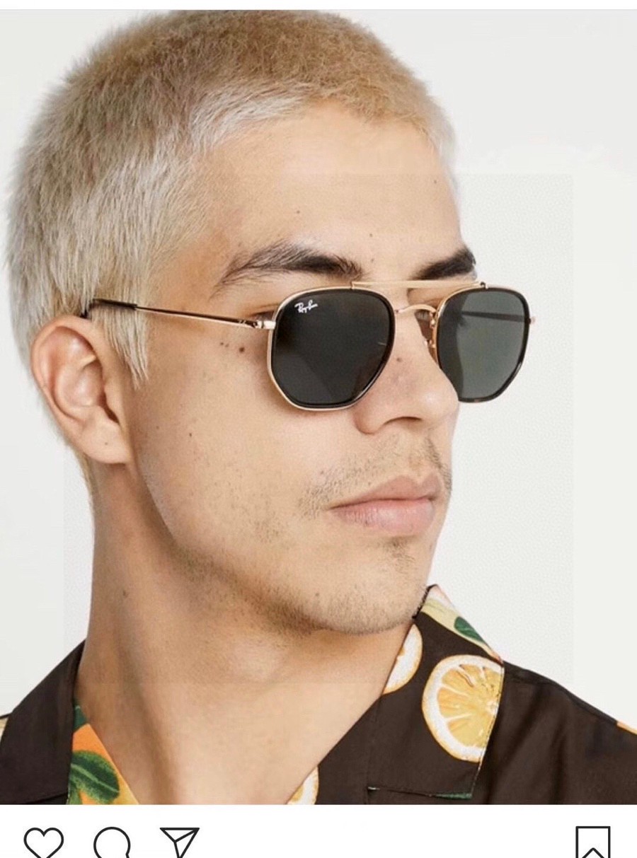  RAYBAN  雷朋 RB3648 🌸🌸官网海报款 张艺兴防爆玻璃镜片 男女通用💐💐💫超帅气！size
