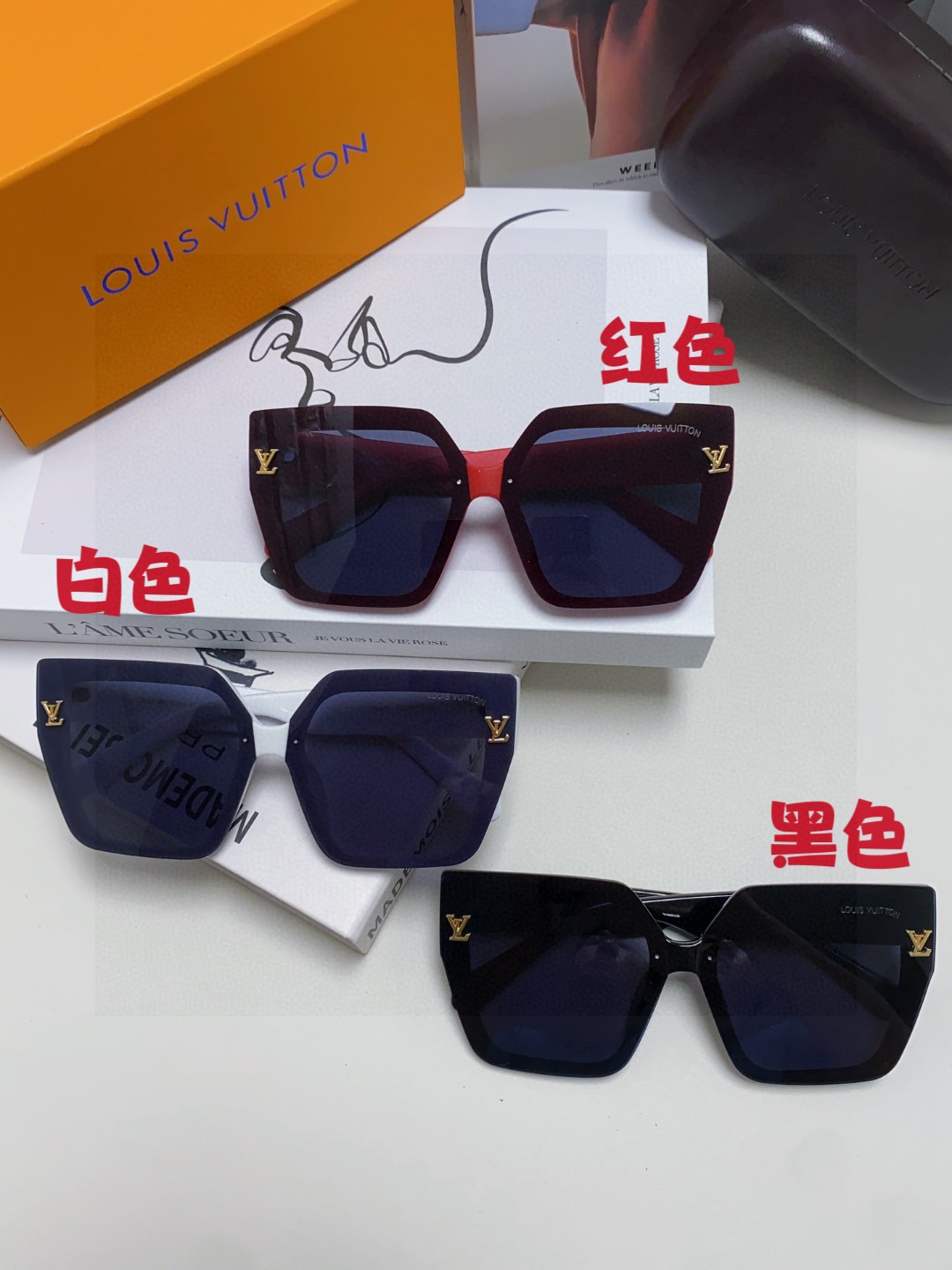  LV路易威登 墨镜 女款墨镜🕶️好看上脸超大气显脸小，小满印不会有土气暴发户的感觉，男女都能带，