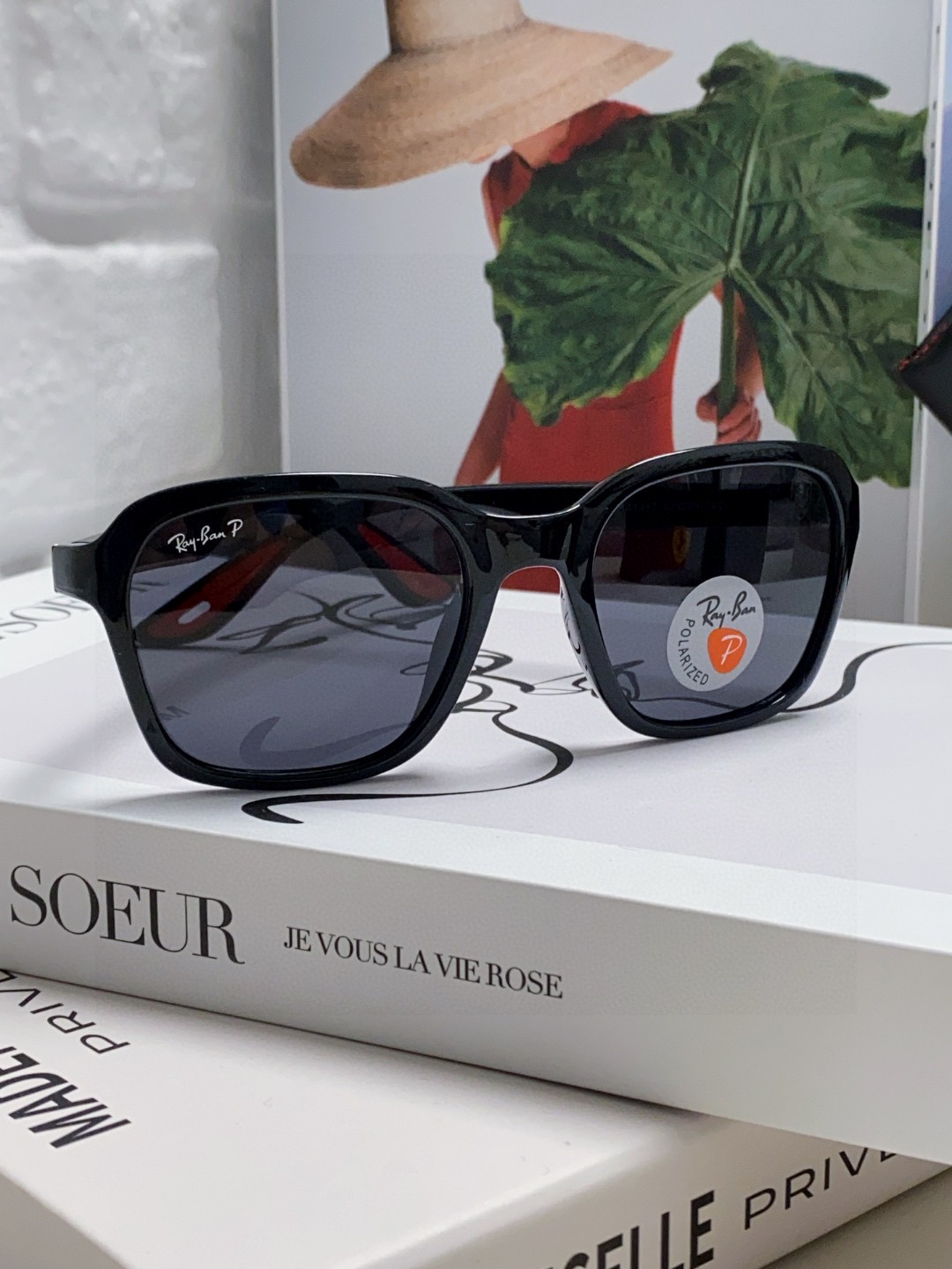  RayBan雷朋法拉利联名 太阳镜男女通用 偏光墨镜个性时尚舒适潮流RB4343