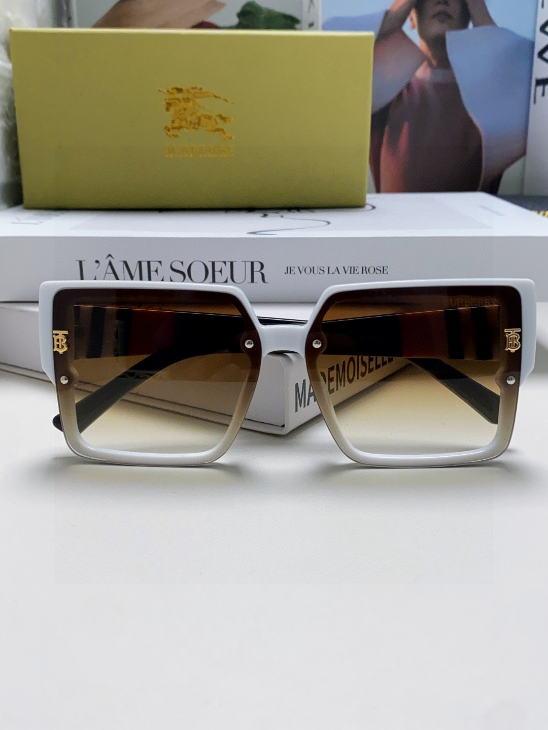  Burberry巴宝莉 2025新款墨镜女潮新款大脸显瘦大框太阳眼镜防紫外线眼镜女高级感ins 女士墨