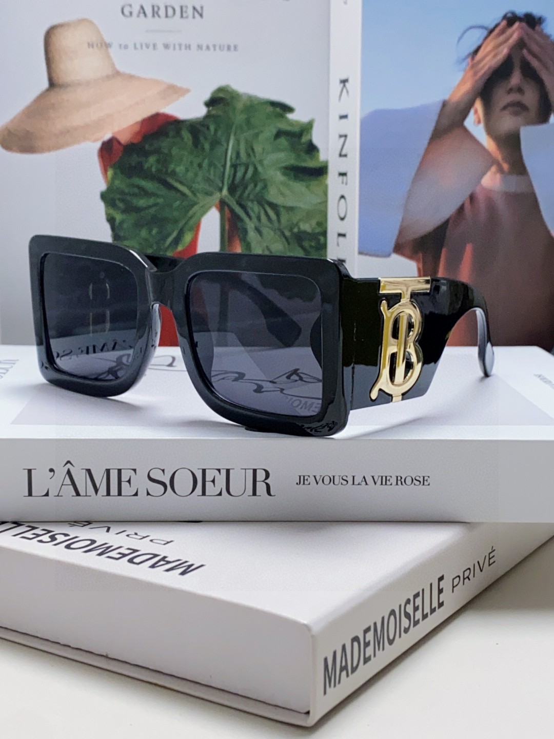  Burberry巴宝莉 墨镜女25年新款BE4406U大框B字母logo潮流太阳眼镜