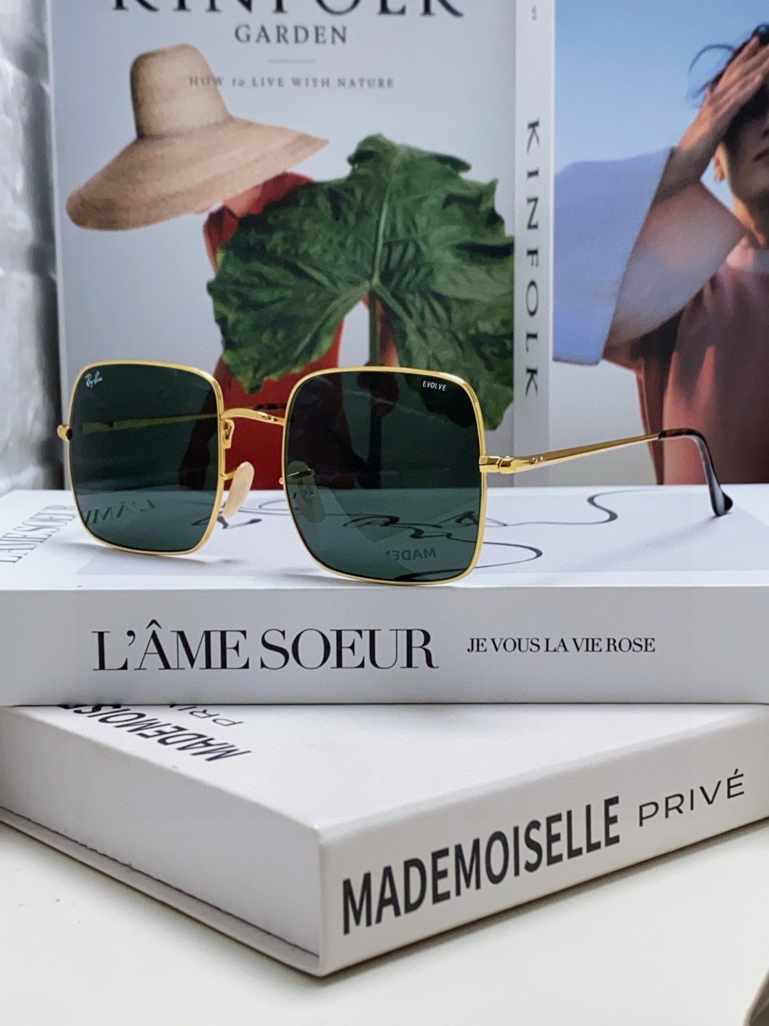  RayBan 雷朋 男士女士RB1971 方形金属太阳眼镜 高品质