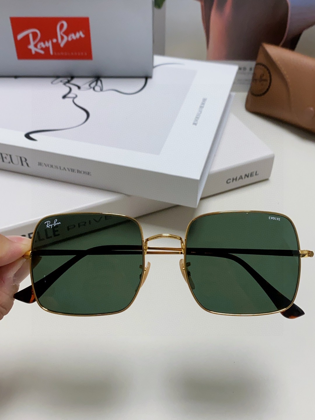  RayBan 雷朋 男士女士RB1971 方形金属太阳眼镜 高品质