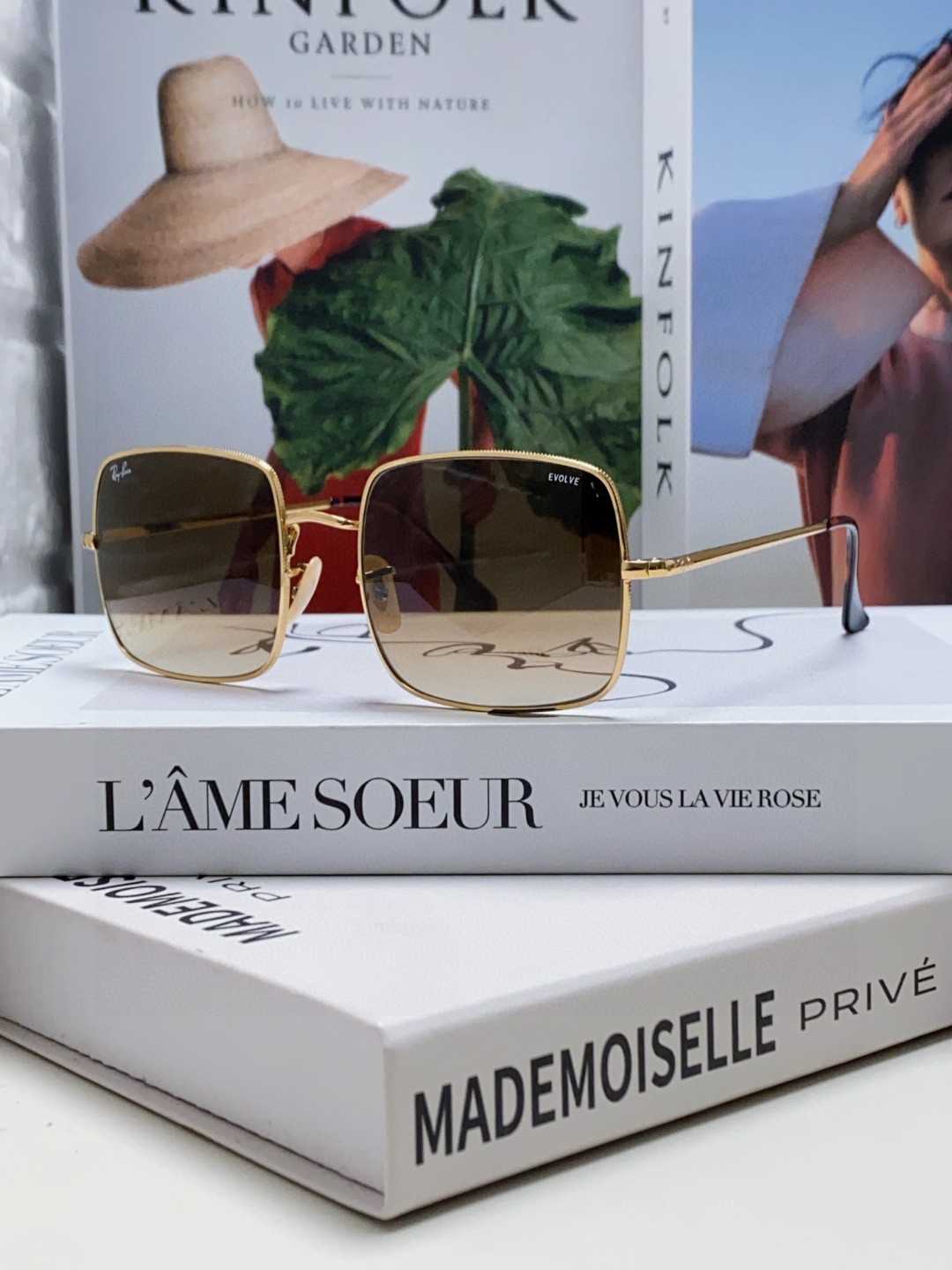  RayBan 雷朋 男士女士RB1971 方形金属太阳眼镜 高品质