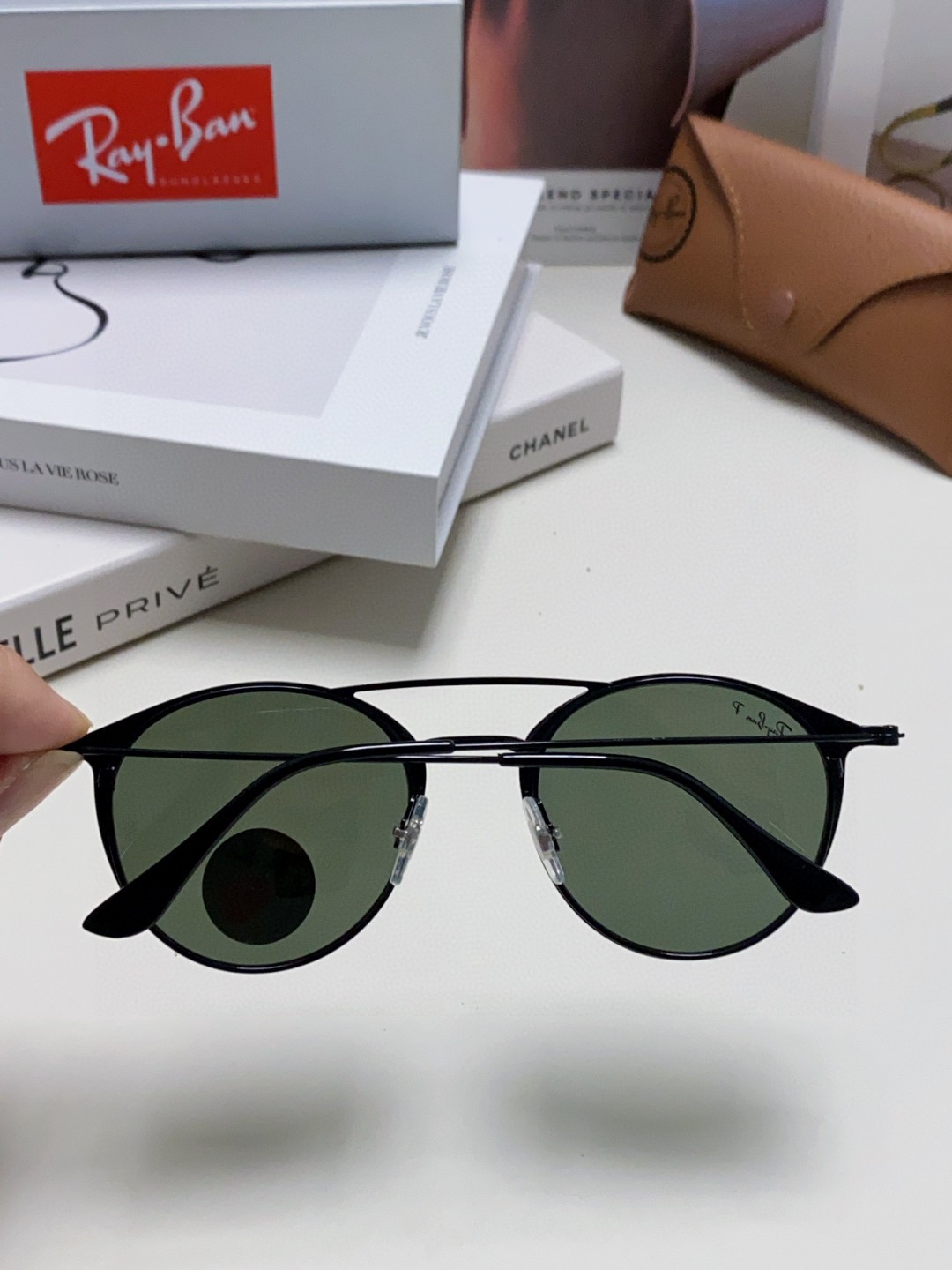  Rayban雷朋太阳眼镜正品男细圆框双梁飞行员女款墨镜 RB3546