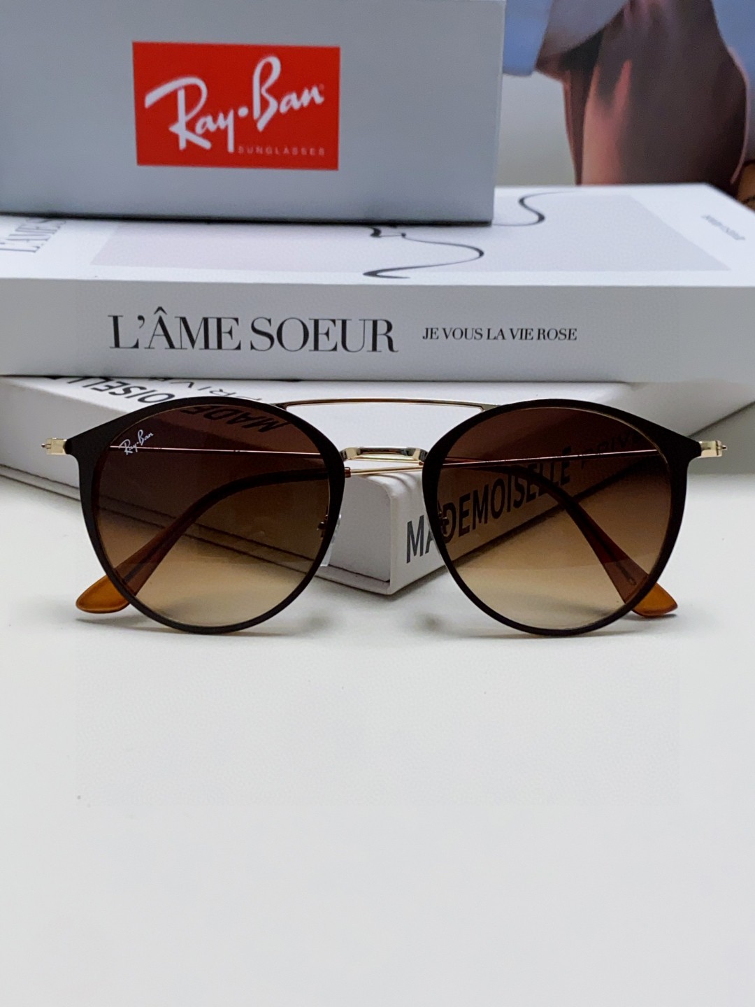  Rayban雷朋太阳眼镜正品男细圆框双梁飞行员女款墨镜 RB3546