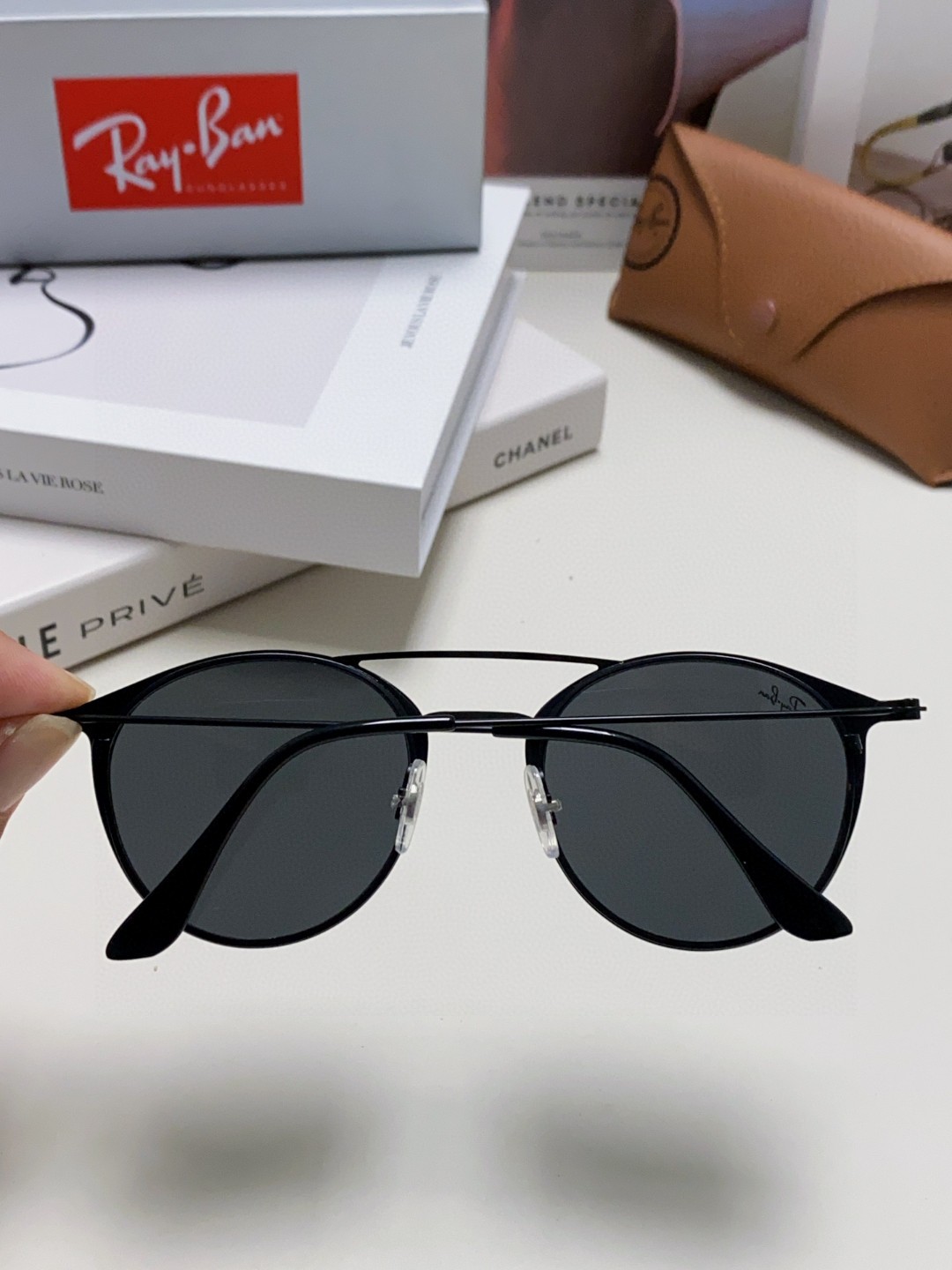  Rayban雷朋太阳眼镜正品男细圆框双梁飞行员女款墨镜 RB3546