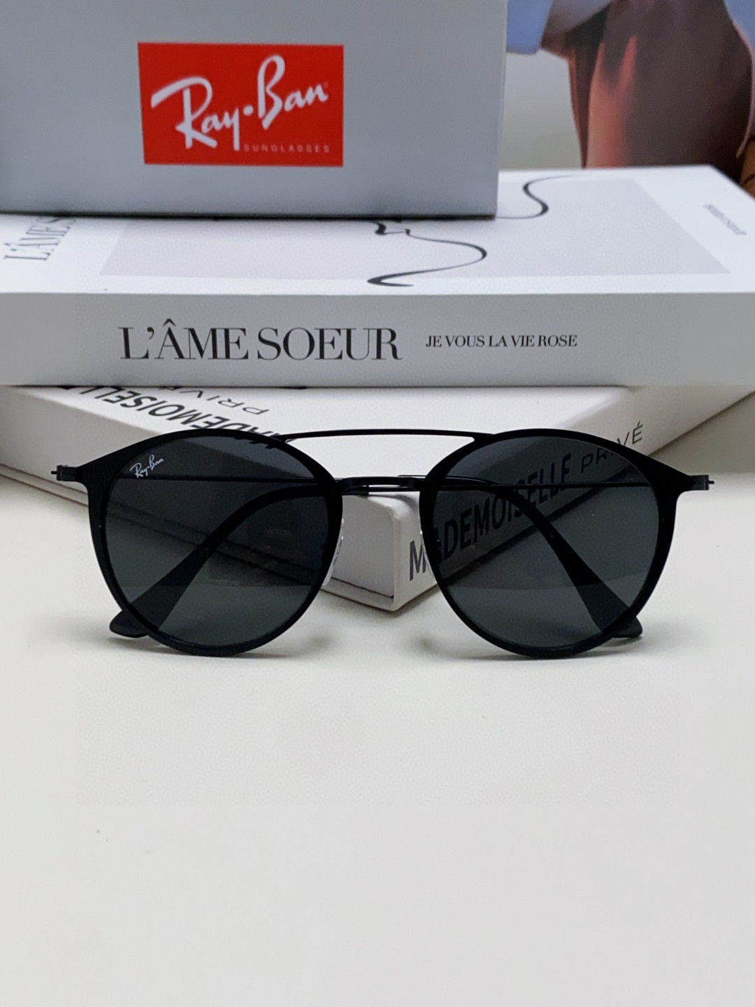  Rayban雷朋太阳眼镜正品男细圆框双梁飞行员女款墨镜 RB3546