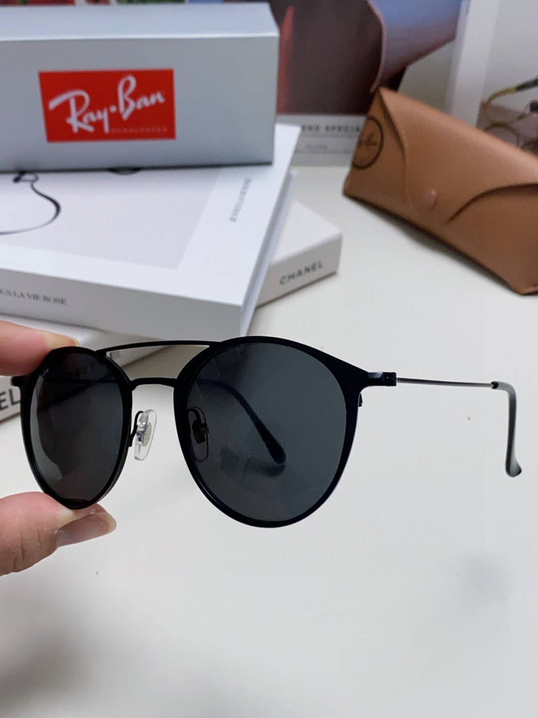  Rayban雷朋太阳眼镜正品男细圆框双梁飞行员女款墨镜 RB3546