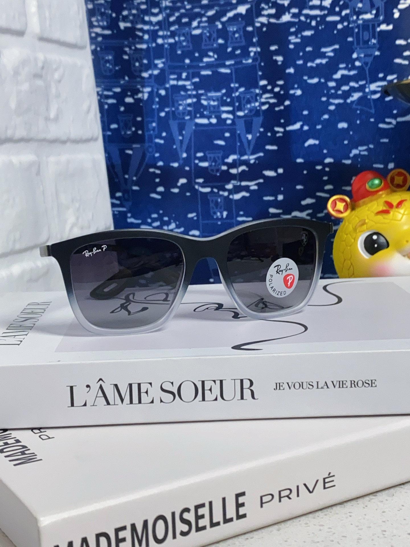  RayBan雷朋法拉利联名款 2025最新款太阳镜男女款板材ins风时尚潮流休闲百搭墨镜RB7222