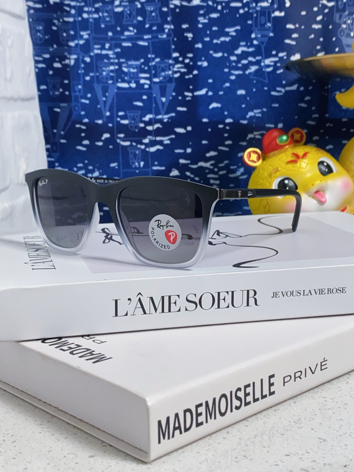  RayBan雷朋法拉利联名款 2025最新款太阳镜男女款板材ins风时尚潮流休闲百搭墨镜RB7222