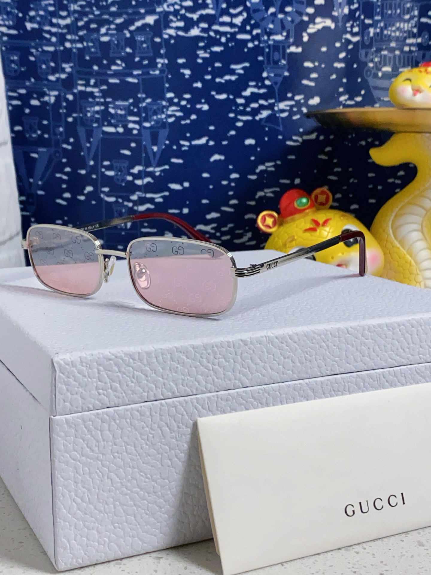  Gucci古奇 2025新款男女通用猫眼太阳镜华丽风格塑料金属时尚太阳眼镜GG1457S