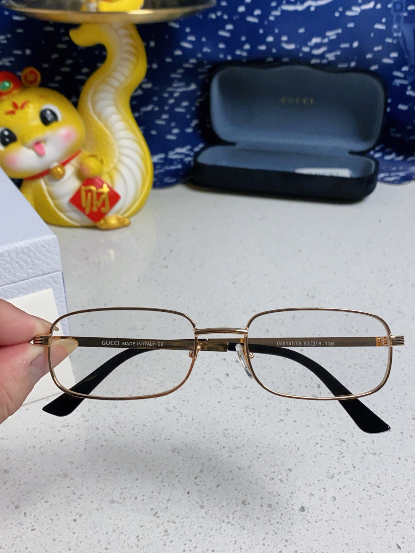  Gucci古奇 2025新款男女通用猫眼太阳镜华丽风格塑料金属时尚太阳眼镜GG1457S