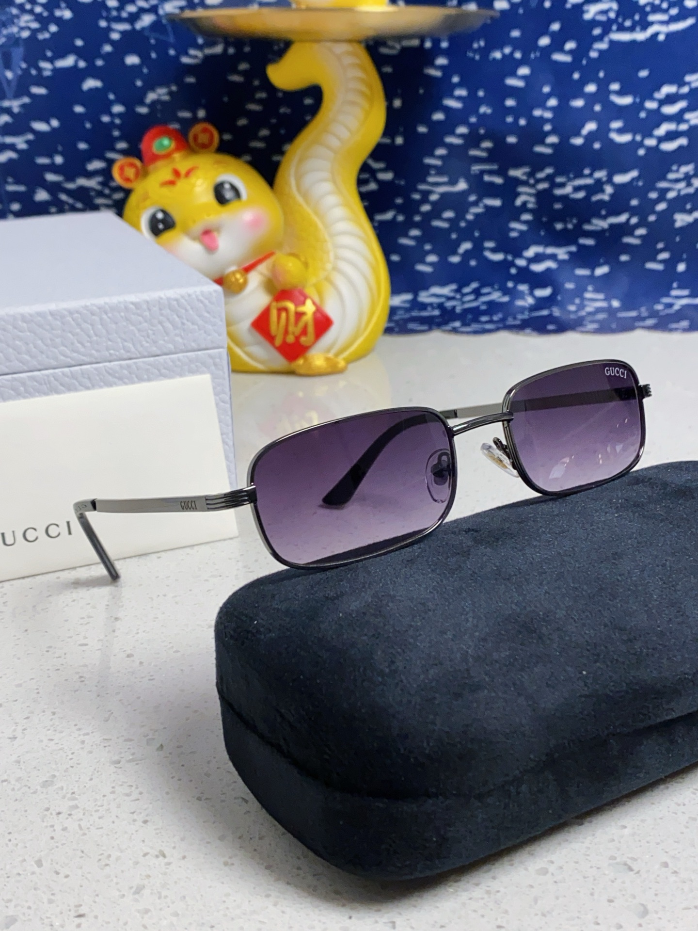  Gucci古奇 2025新款男女通用猫眼太阳镜华丽风格塑料金属时尚太阳眼镜GG1457S