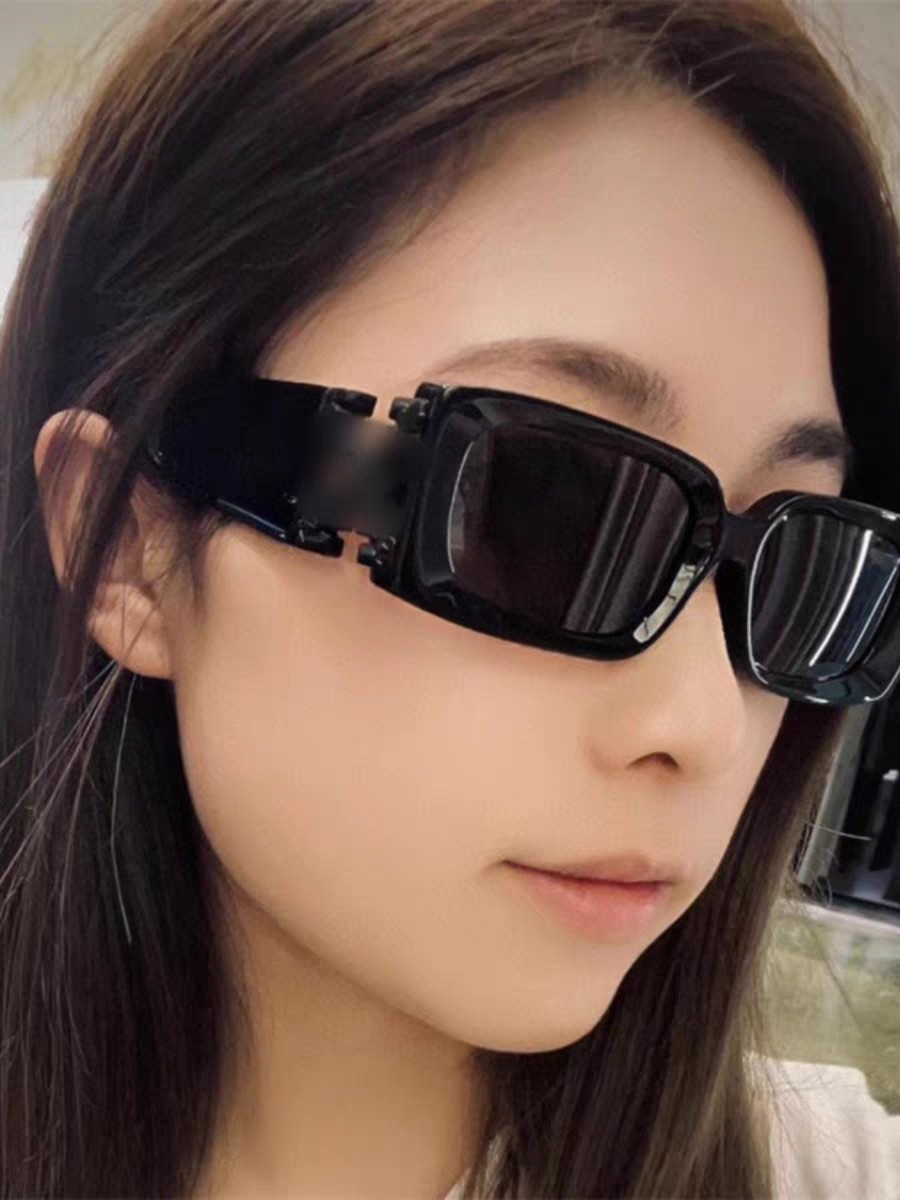  Off White 2025新款OFF复古方框WHITE墨镜男ow小红书网红同款个性太阳眼镜女士墨镜