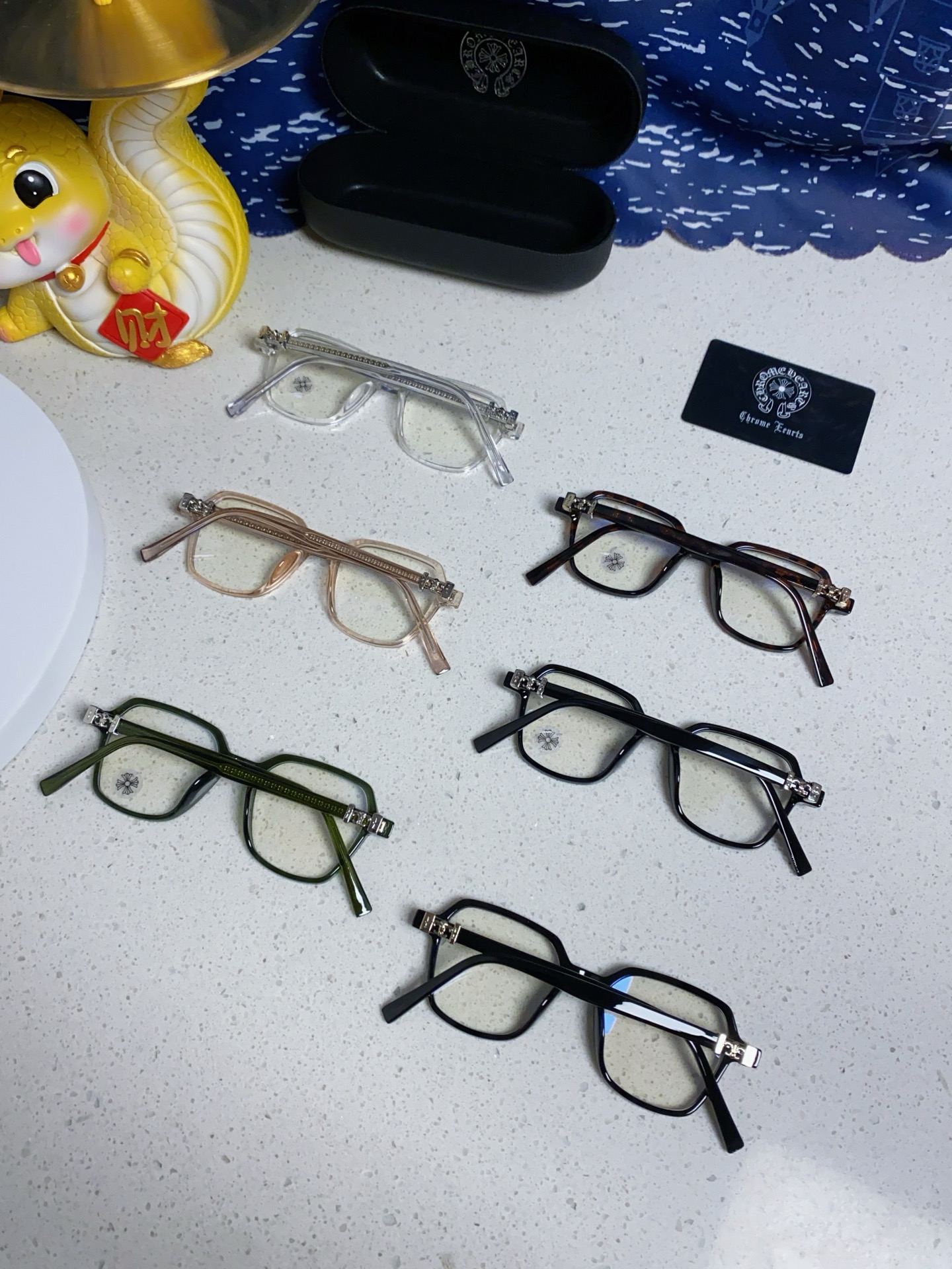  Chrome Hearts克罗心 2025新款品质眼镜框男复古文艺日式手作防蓝光近视眼镜女潮时尚素颜 