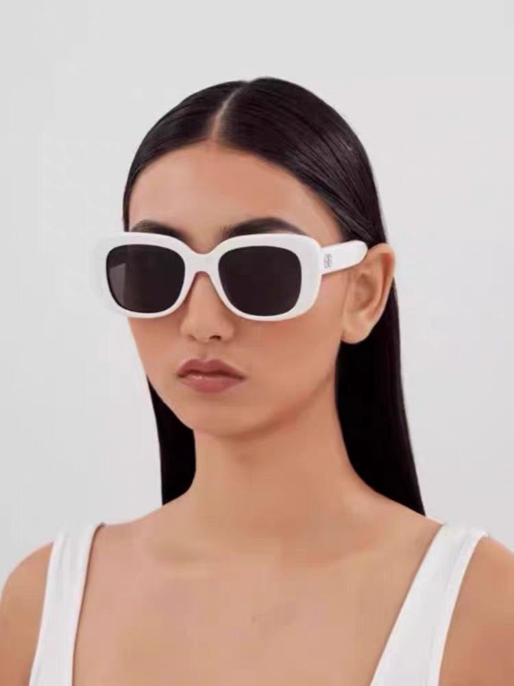  Balenciaga巴黎世家 2025新款蝶形墨镜女时尚潮流方框复古板材太阳眼镜男BB0295