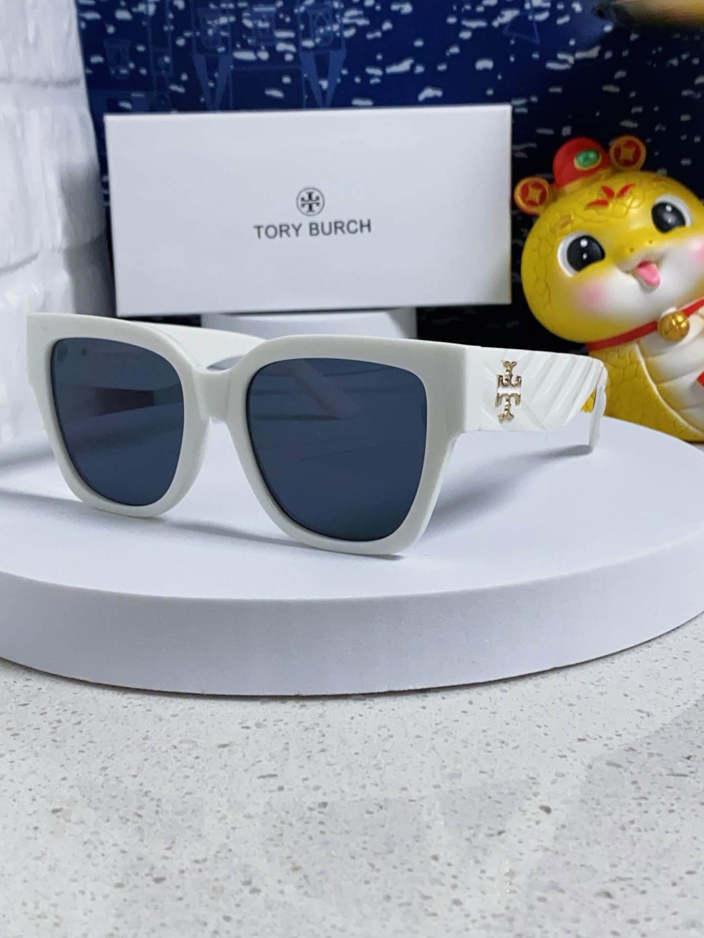  Tory Burch托里伯奇 2025新品墨镜女黑超大方框网红明星同款太阳眼镜大脸显瘦防紫外线