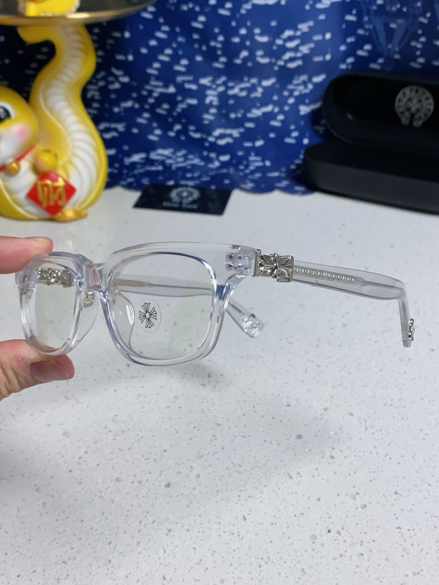  Chrome Hearts克罗心 2025新款高品质眼镜框男复古日系防蓝光近视眼镜女潮小框个性可配度数