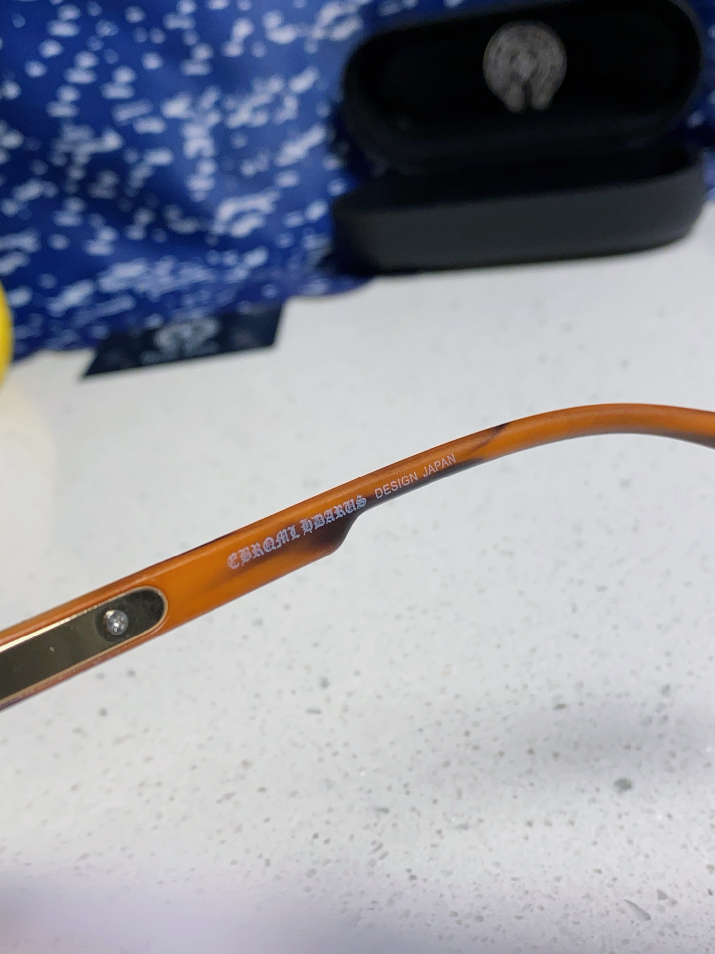  Chrome Hearts克罗心 2025新款潮流眼镜框架新品复古无框长方形 打孔个性男女超轻粗腿平光