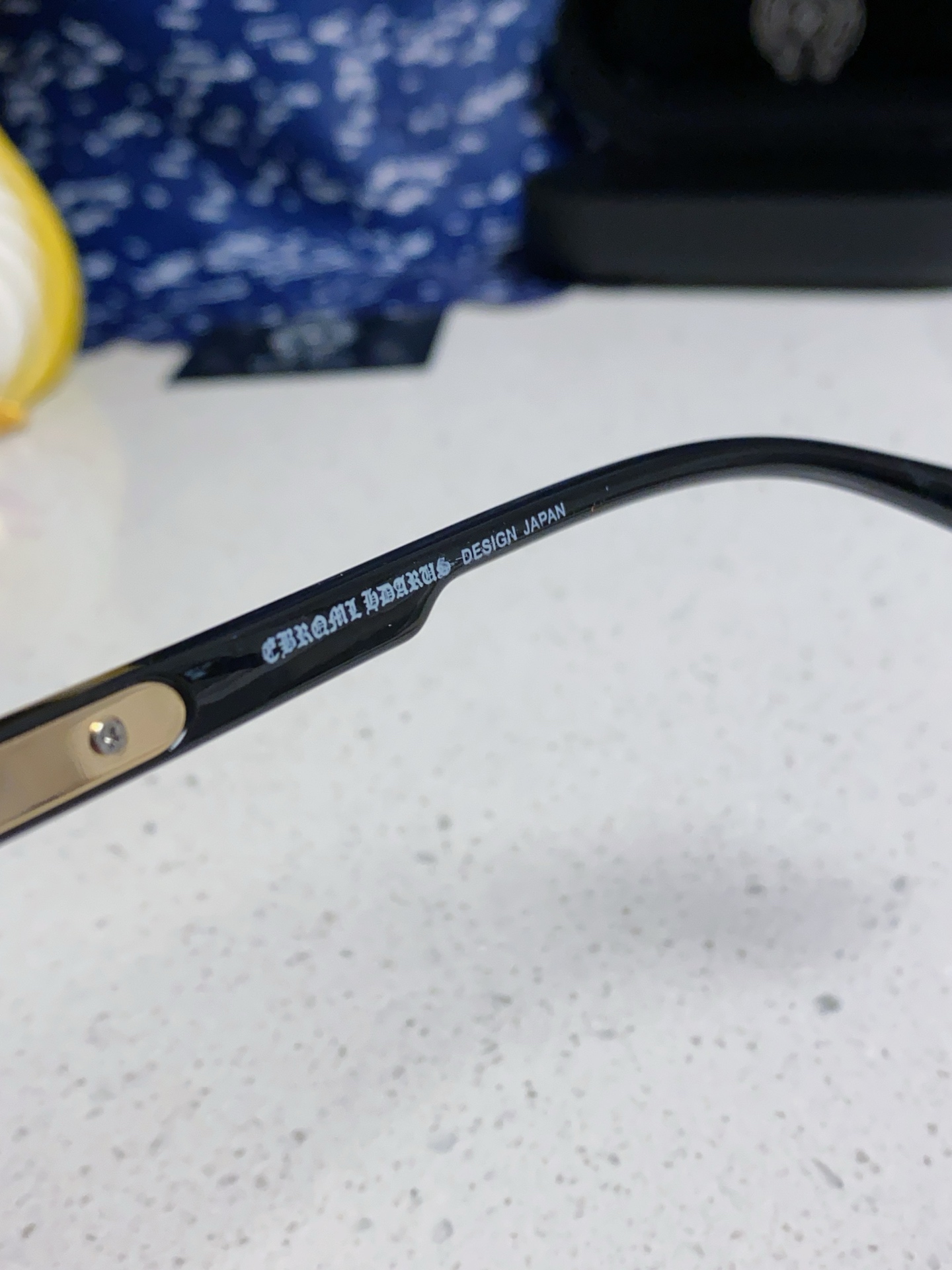  Chrome Hearts克罗心 2025新款潮流眼镜框架新品复古无框长方形 打孔个性男女超轻粗腿平光
