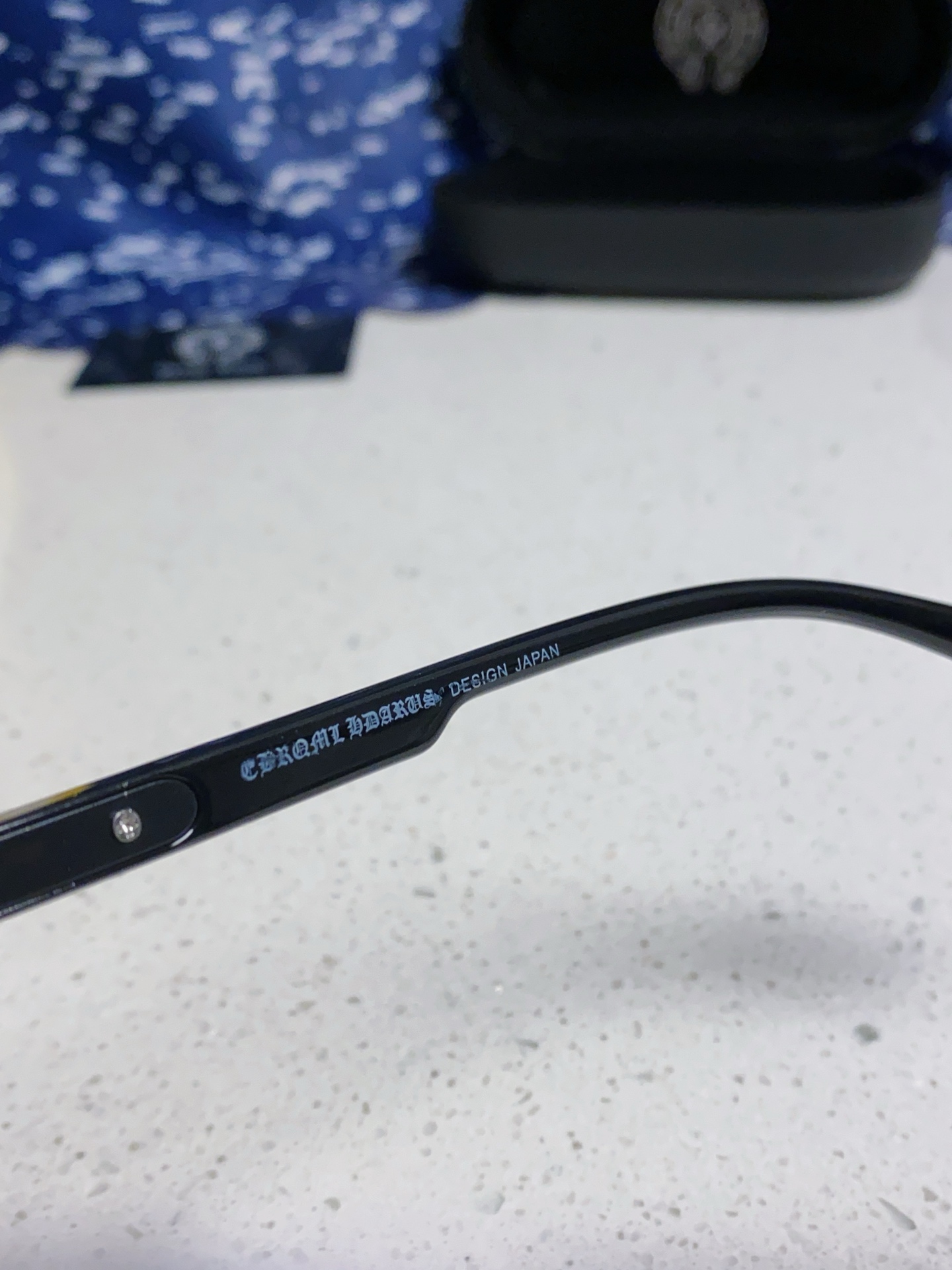  Chrome Hearts克罗心 2025新款潮流眼镜框架新品复古无框长方形 打孔个性男女超轻粗腿平光