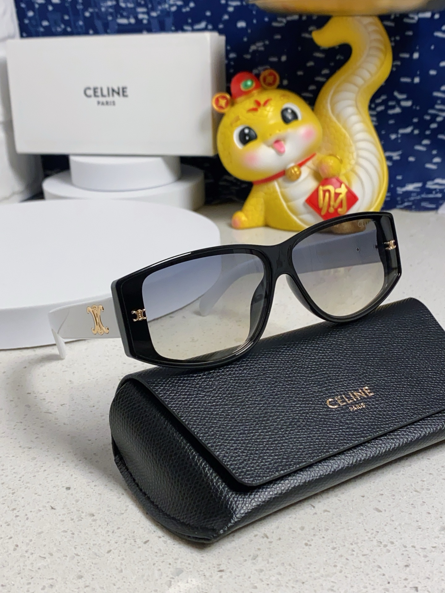  Celine赛林 2025凯旋门墨镜刘诗诗蔡文静同款大框显脸小欧美风流网红高级ins 女士墨镜