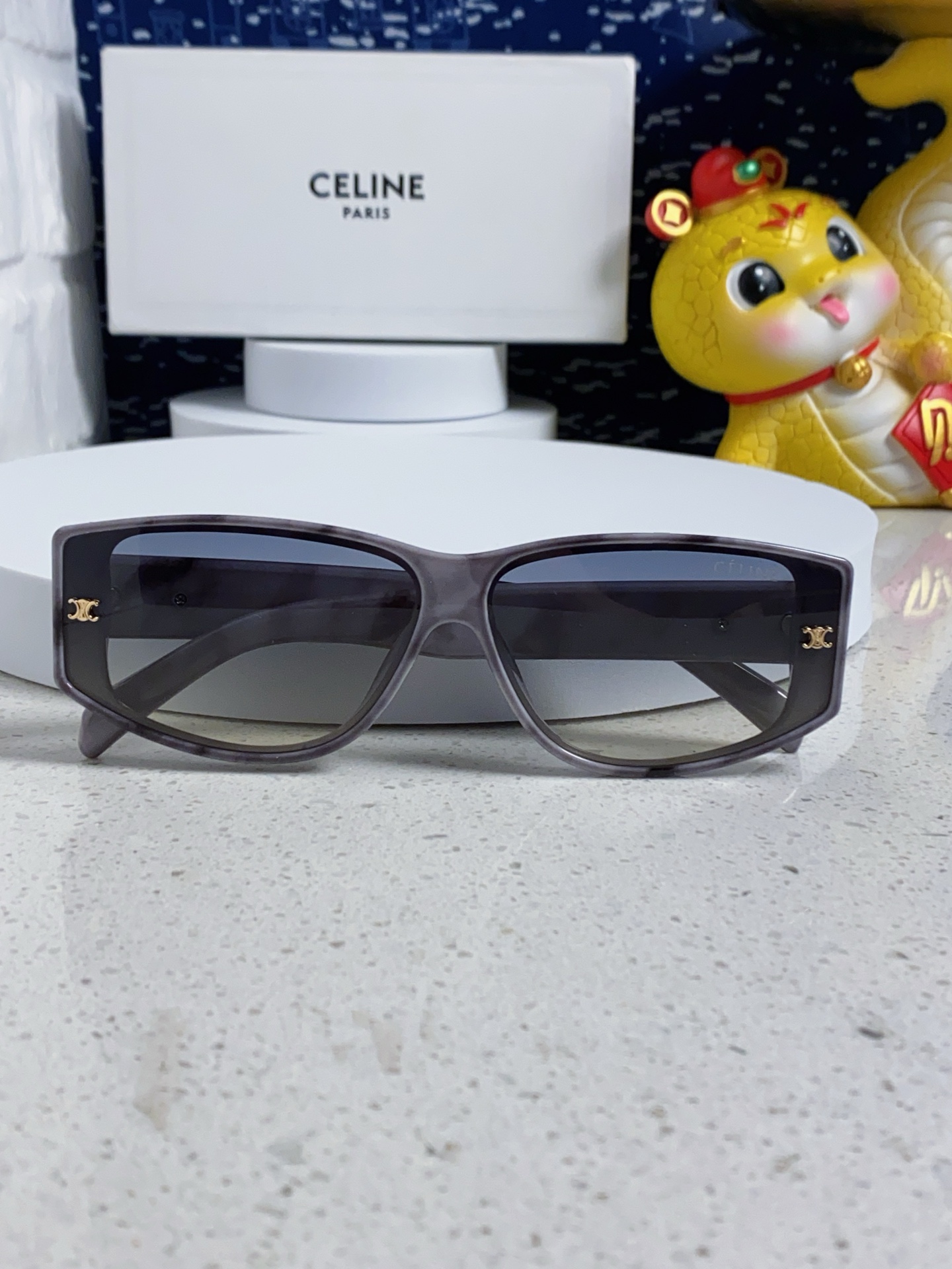  Celine赛林 2025凯旋门墨镜刘诗诗蔡文静同款大框显脸小欧美风流网红高级ins 女士墨镜