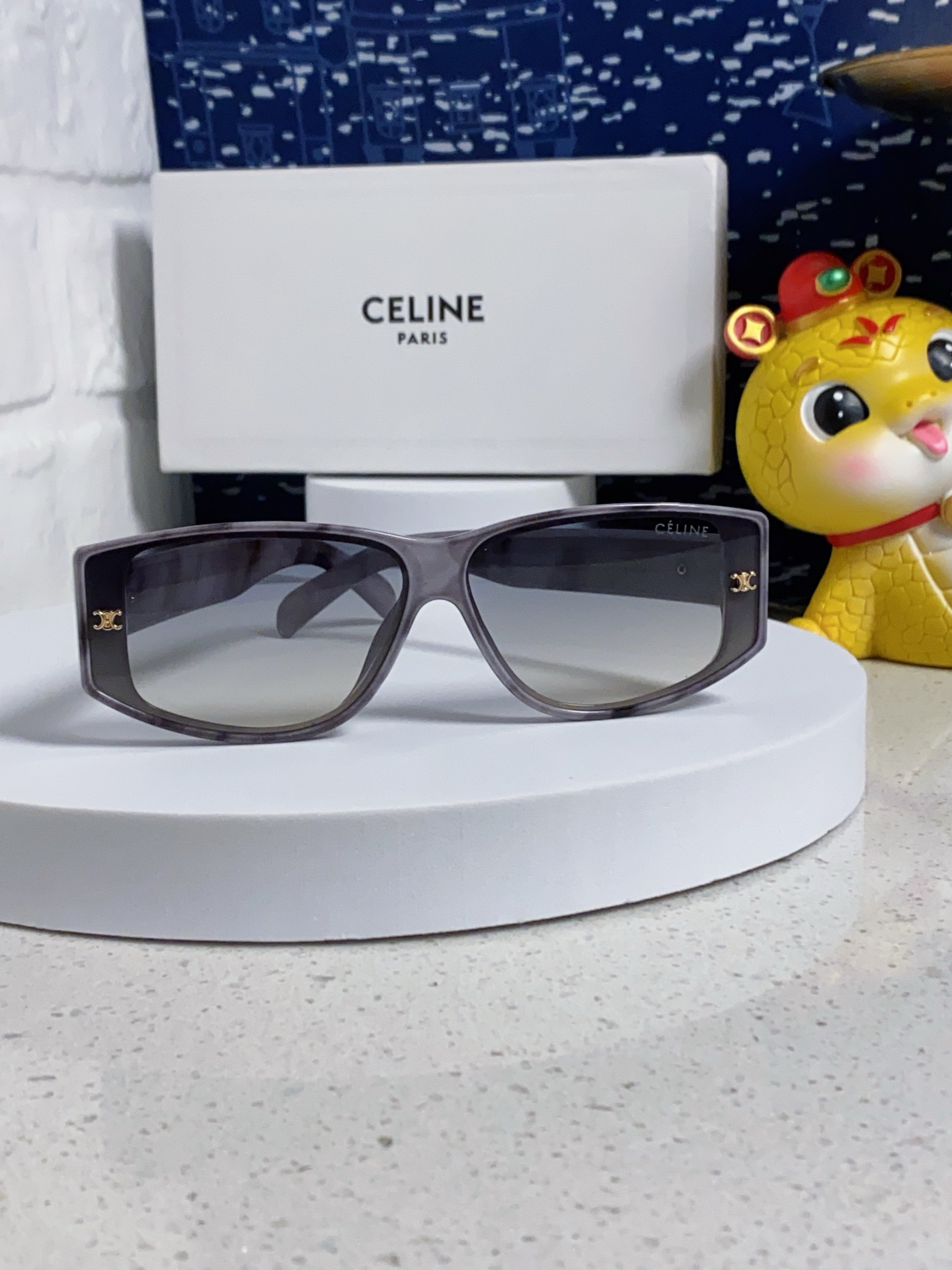  Celine赛林 2025凯旋门墨镜刘诗诗蔡文静同款大框显脸小欧美风流网红高级ins 女士墨镜