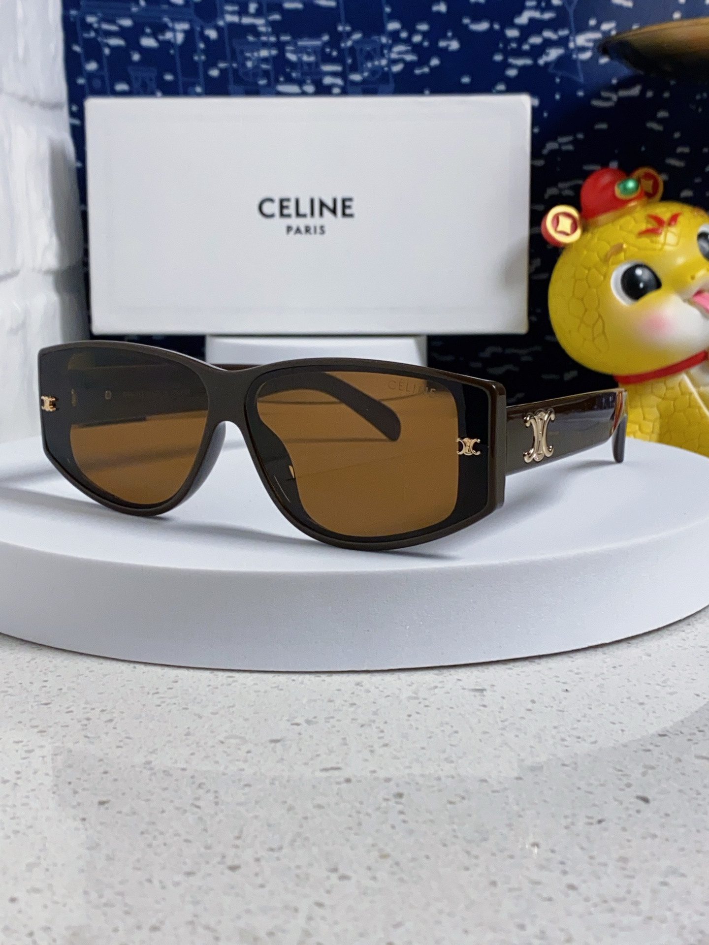  Celine赛林 2025凯旋门墨镜刘诗诗蔡文静同款大框显脸小欧美风流网红高级ins 女士墨镜
