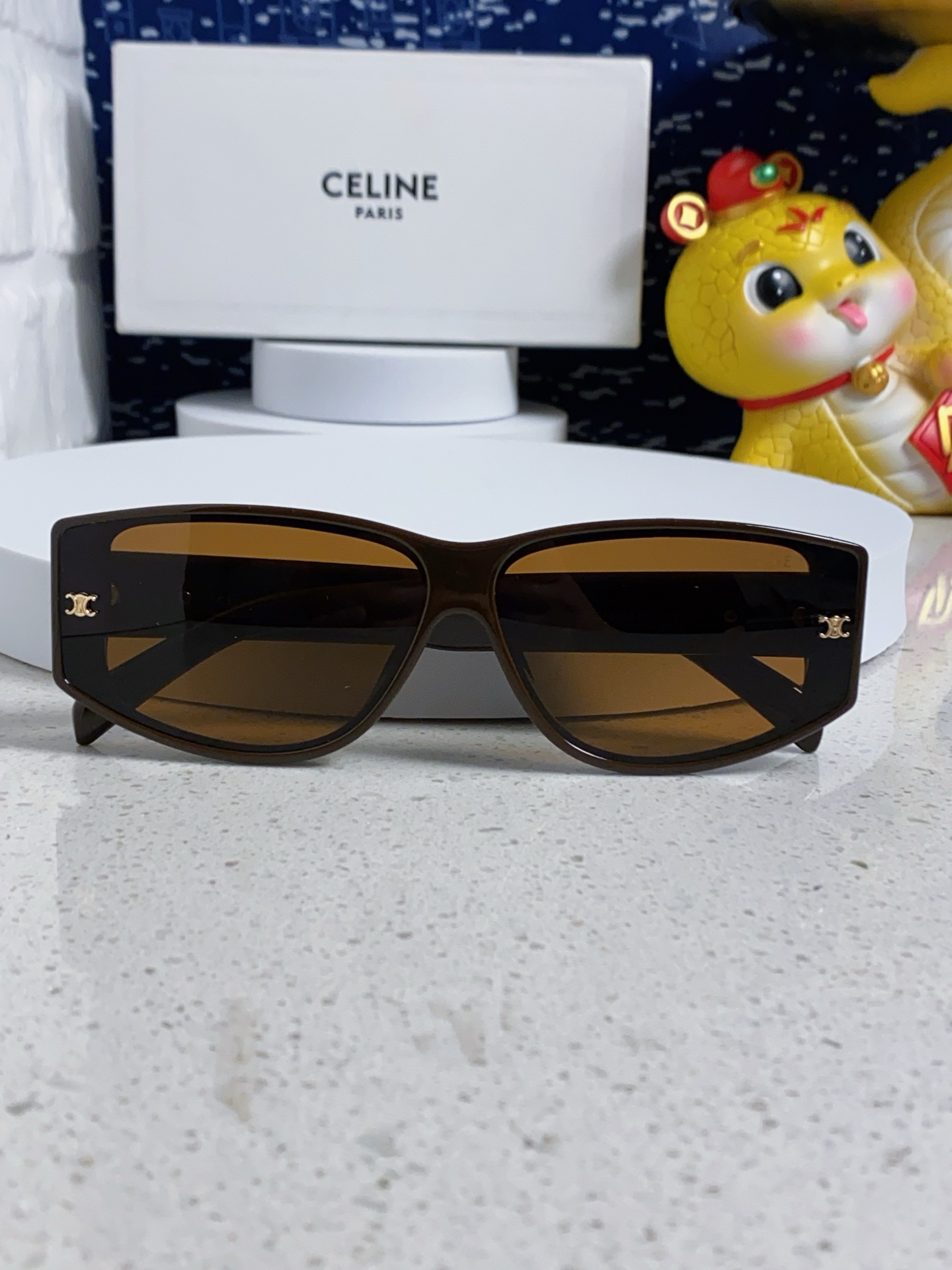  Celine赛林 2025凯旋门墨镜刘诗诗蔡文静同款大框显脸小欧美风流网红高级ins 女士墨镜