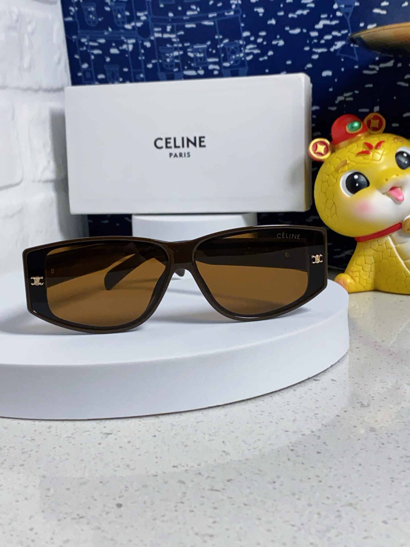  Celine赛林 2025凯旋门墨镜刘诗诗蔡文静同款大框显脸小欧美风流网红高级ins 女士墨镜