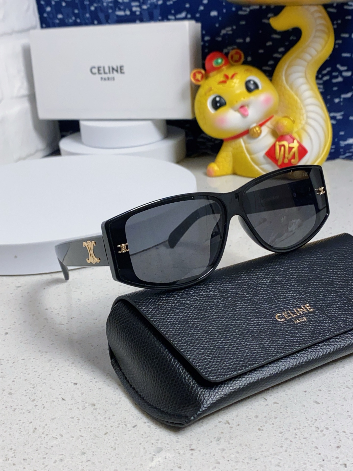  Celine赛林 2025凯旋门墨镜刘诗诗蔡文静同款大框显脸小欧美风流网红高级ins 女士墨镜