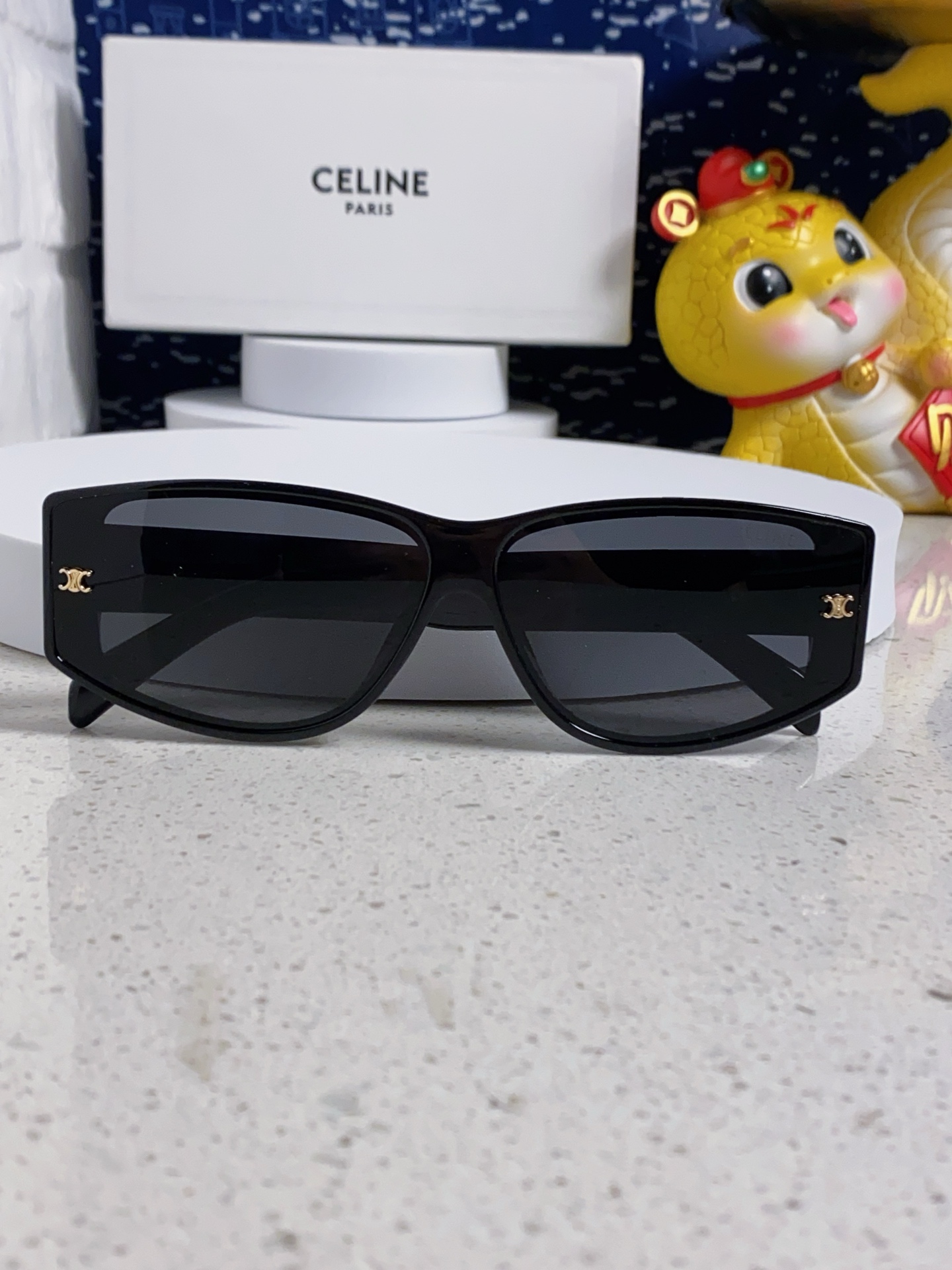  Celine赛林 2025凯旋门墨镜刘诗诗蔡文静同款大框显脸小欧美风流网红高级ins 女士墨镜