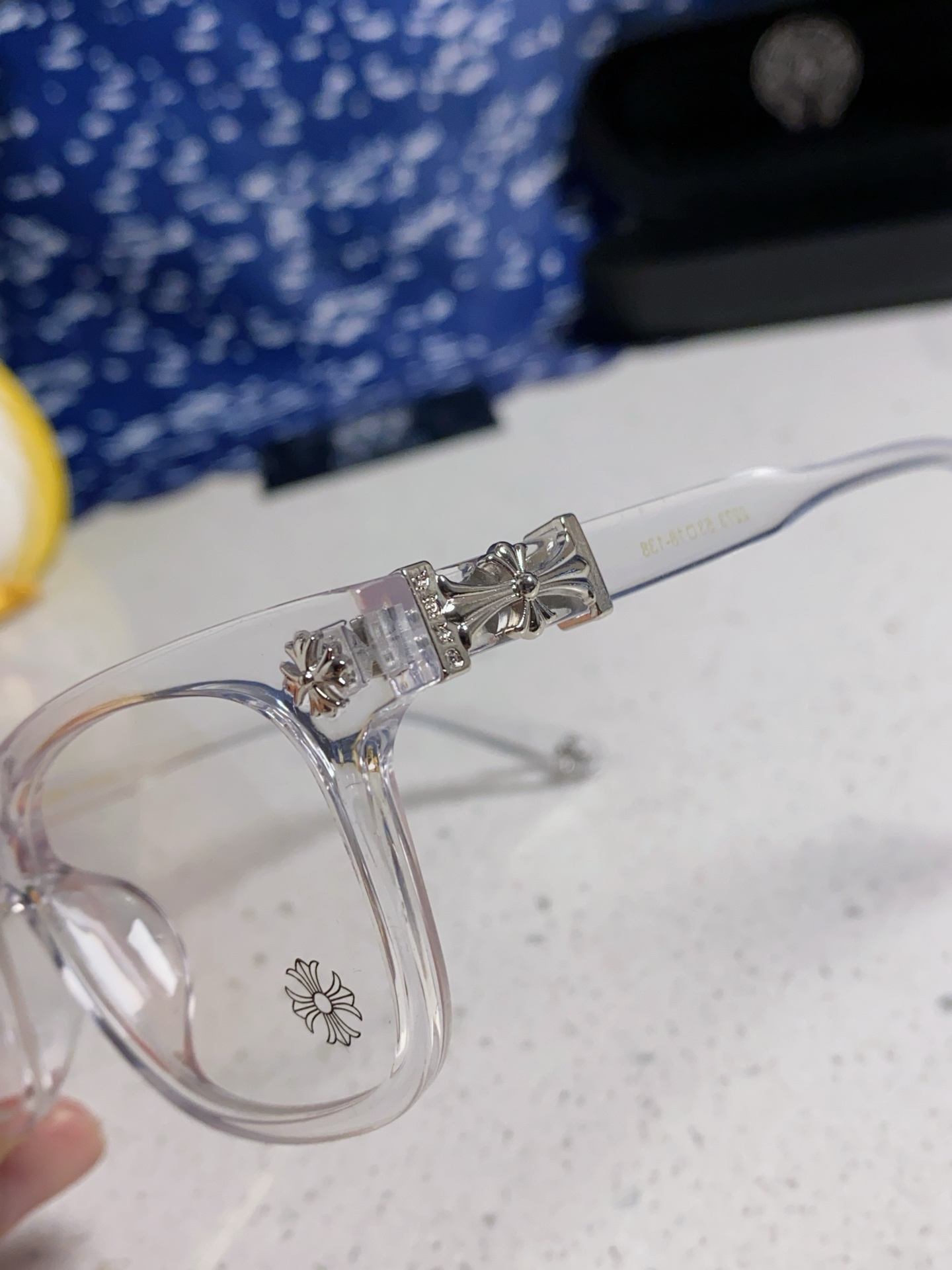  Chrome Hearts克罗心 2025新款 粗框眼镜框男女复古超轻大框近视眼镜架十字刀配饰男女通用