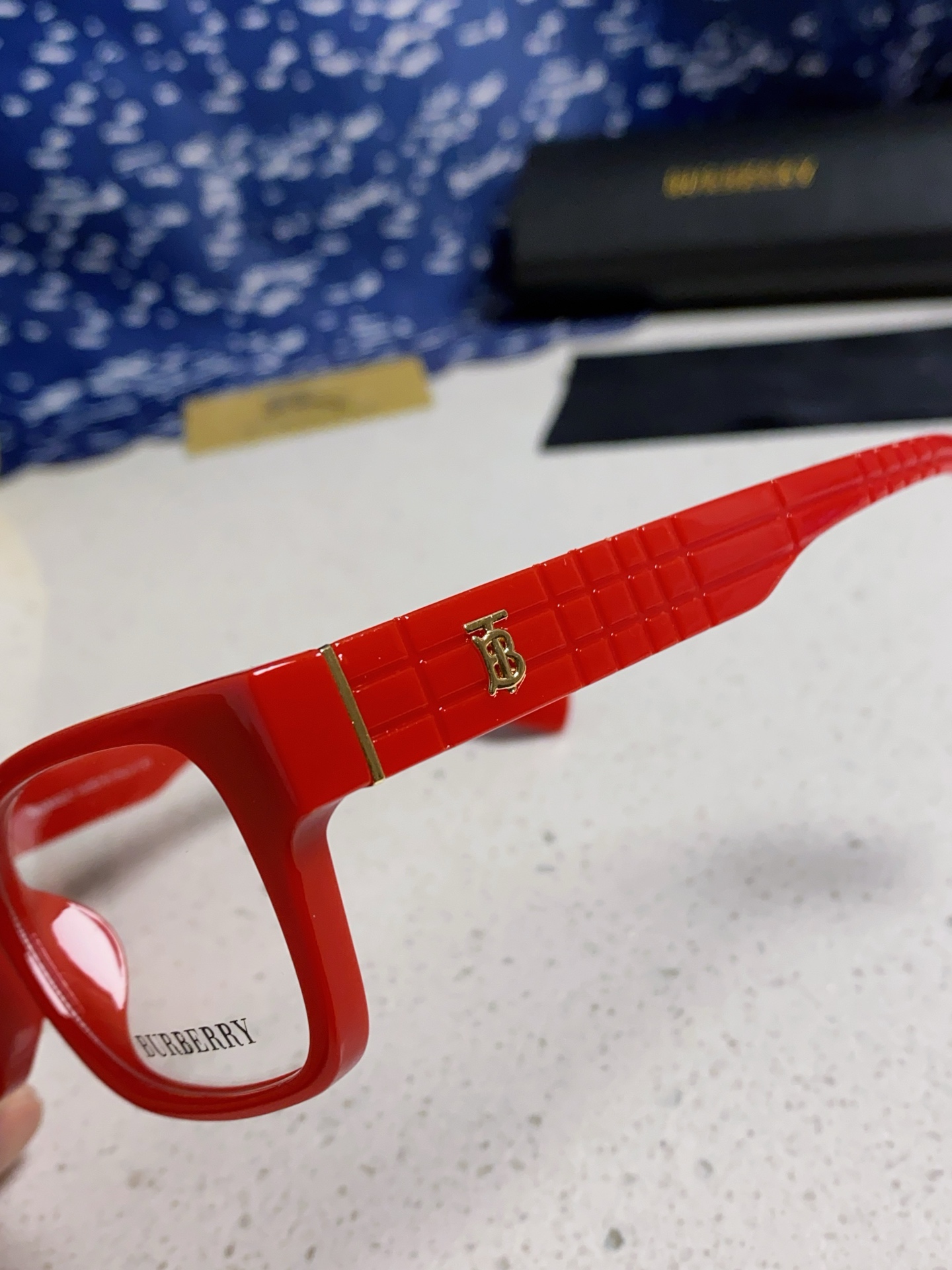  burberry巴宝莉 2025新款B家高颜值眼镜框女可配度数大框素颜神器显瘦防蓝光平光镜 女士光学